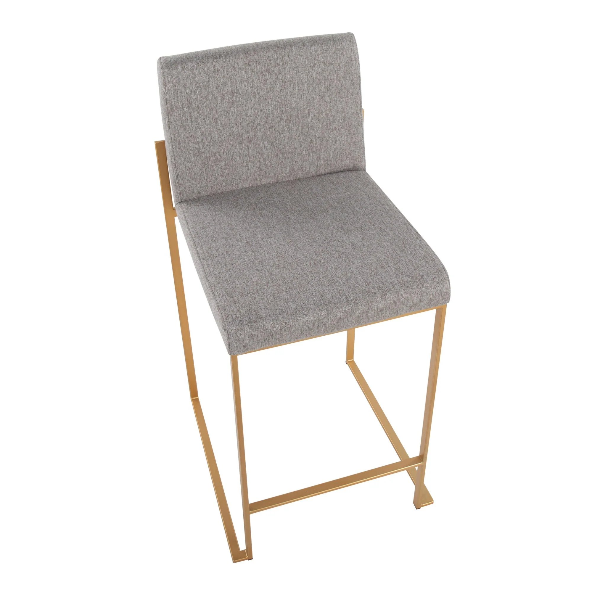 Fuji High Back Counter Stool - Set of 2 Beige By LumiSource - B26-FUJIHB AUFBG2 - Image 19