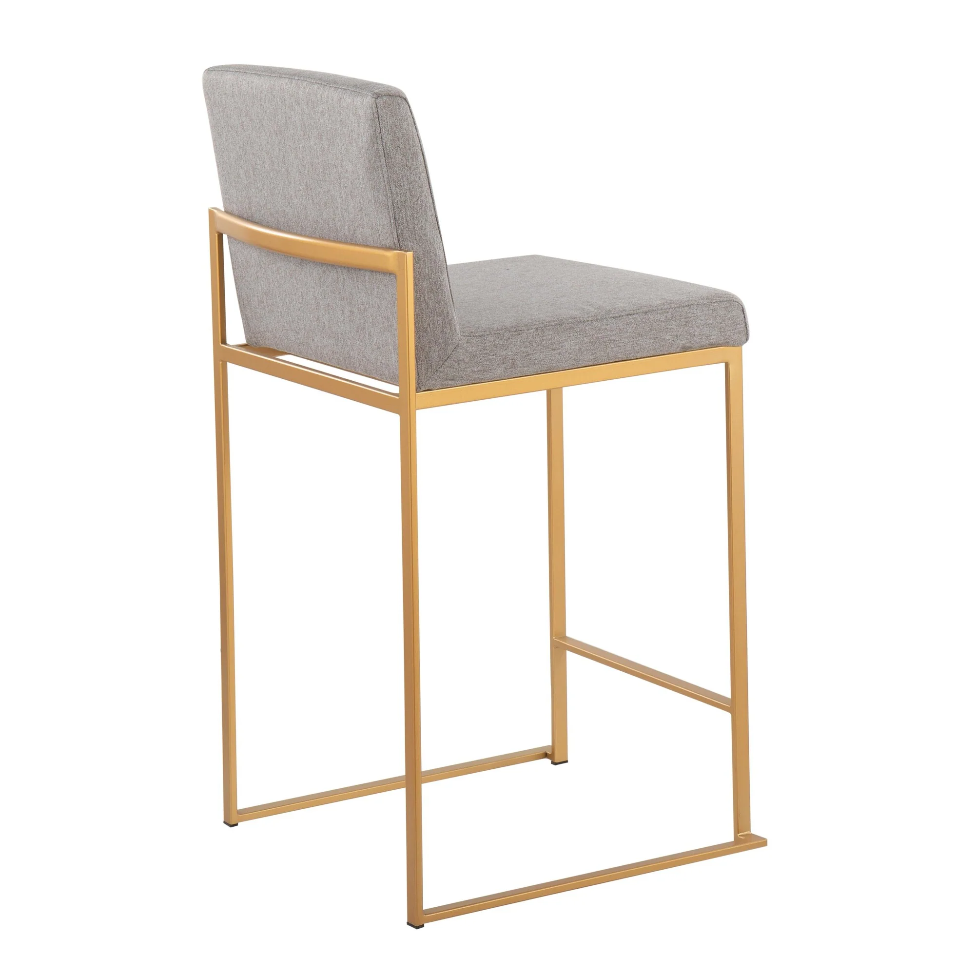 Fuji High Back Counter Stool - Set of 2 Beige By LumiSource - B26-FUJIHB AUFBG2 - Image 23