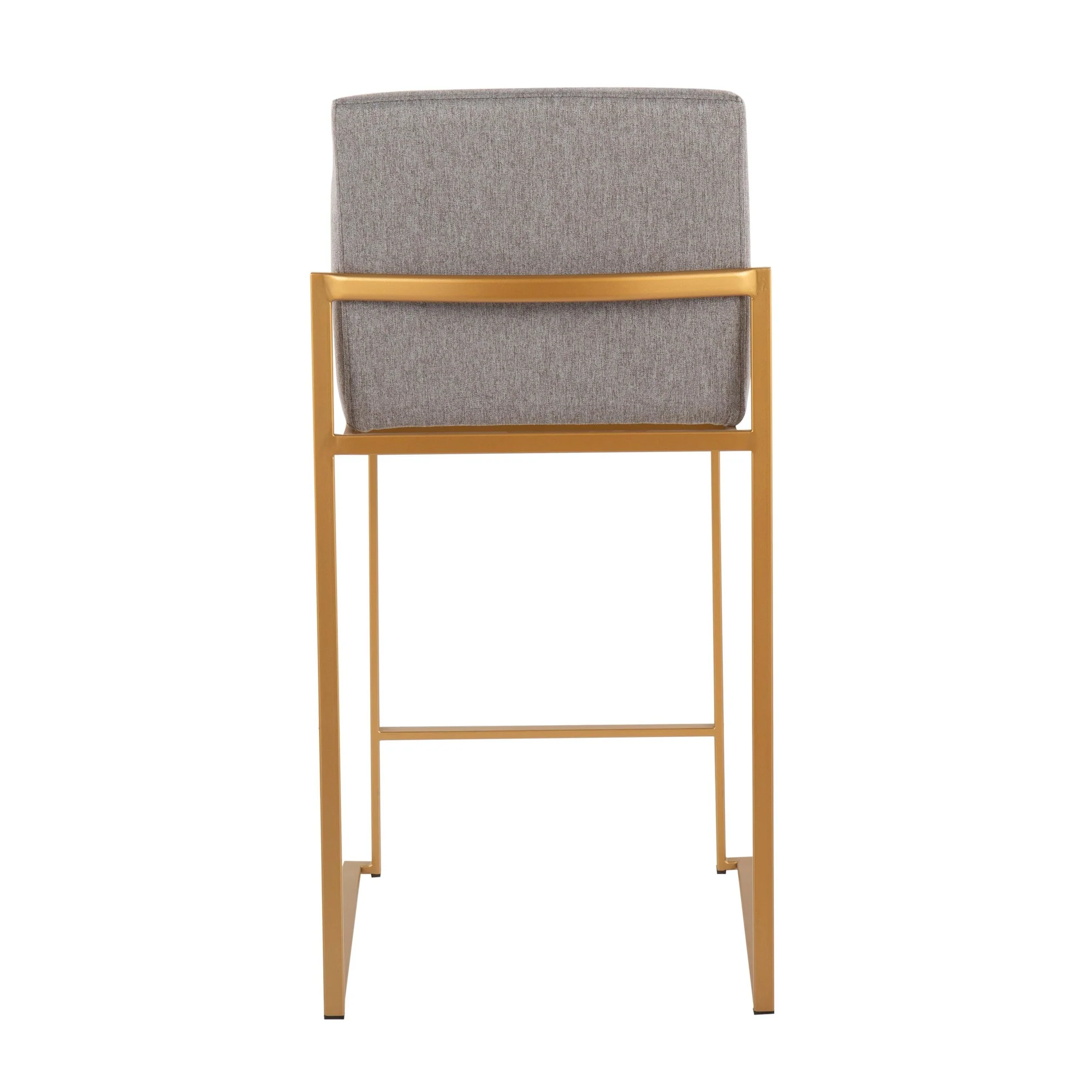 Fuji High Back Counter Stool - Set of 2 Beige By LumiSource - B26-FUJIHB AUFBG2 - Image 24