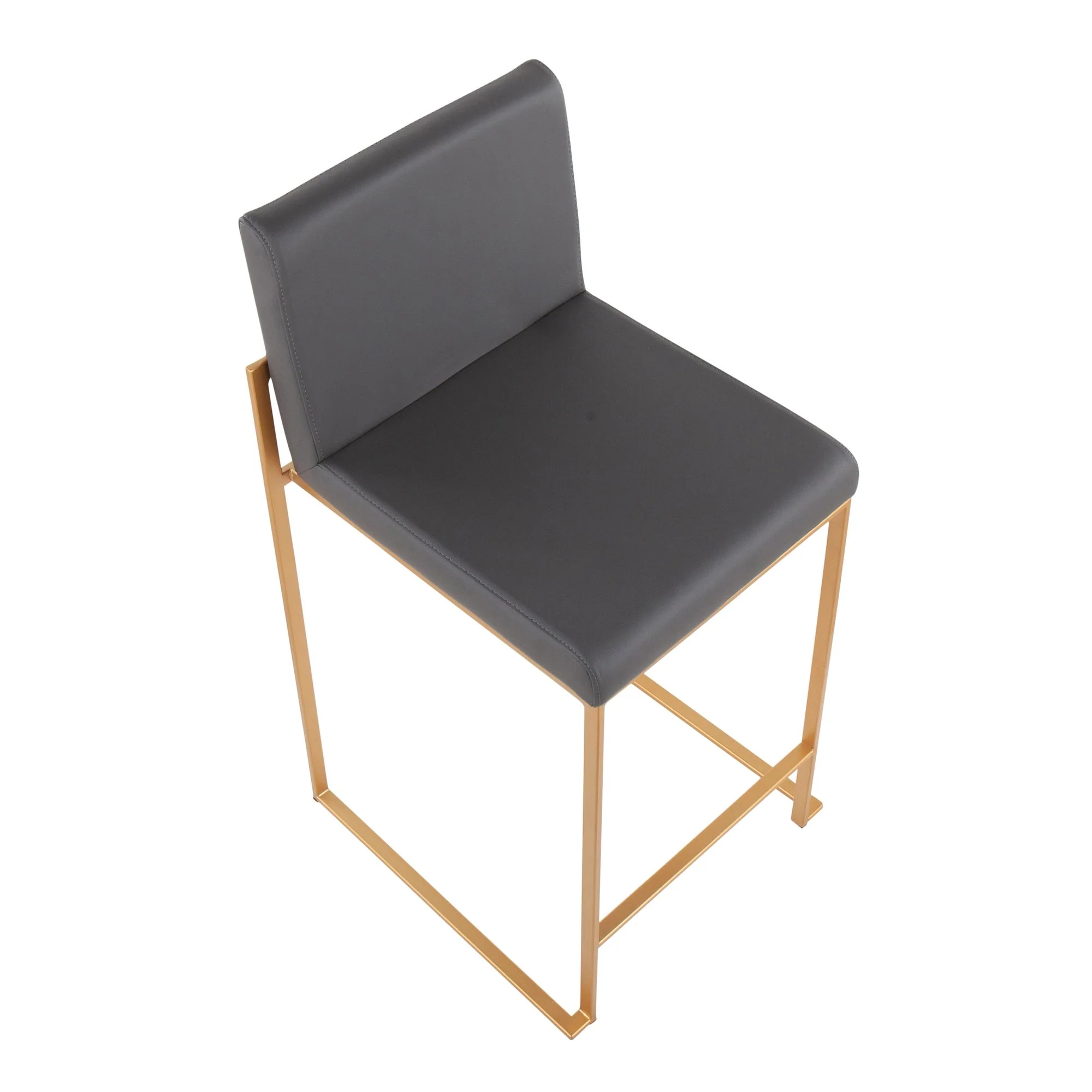 Fuji High Back Counter Stool - Set of 2 Black By LumiSource - B26-FUJIHB AUBK2 - Image 13