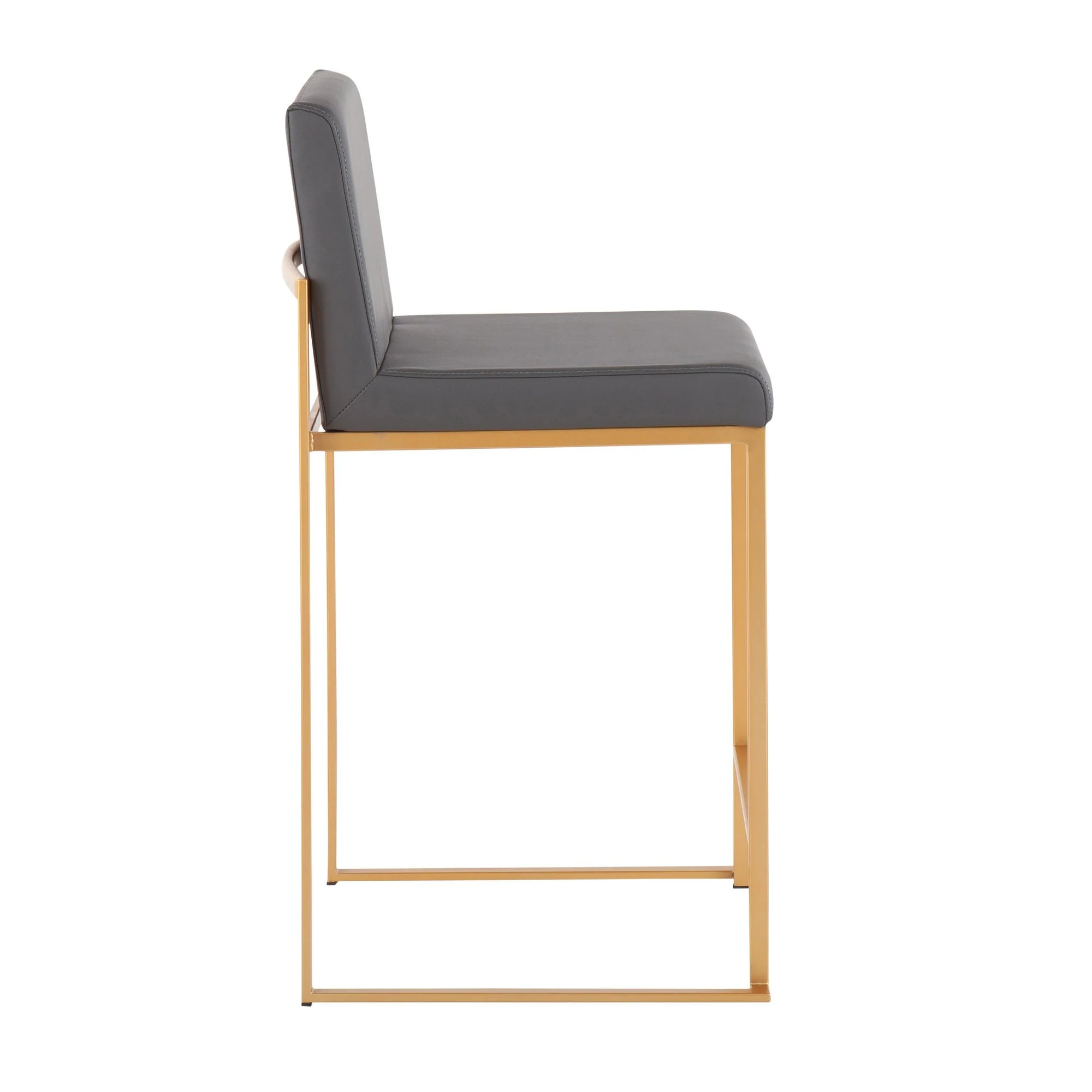 Fuji High Back Counter Stool - Set of 2 Black By LumiSource - B26-FUJIHB AUBK2 - Image 18