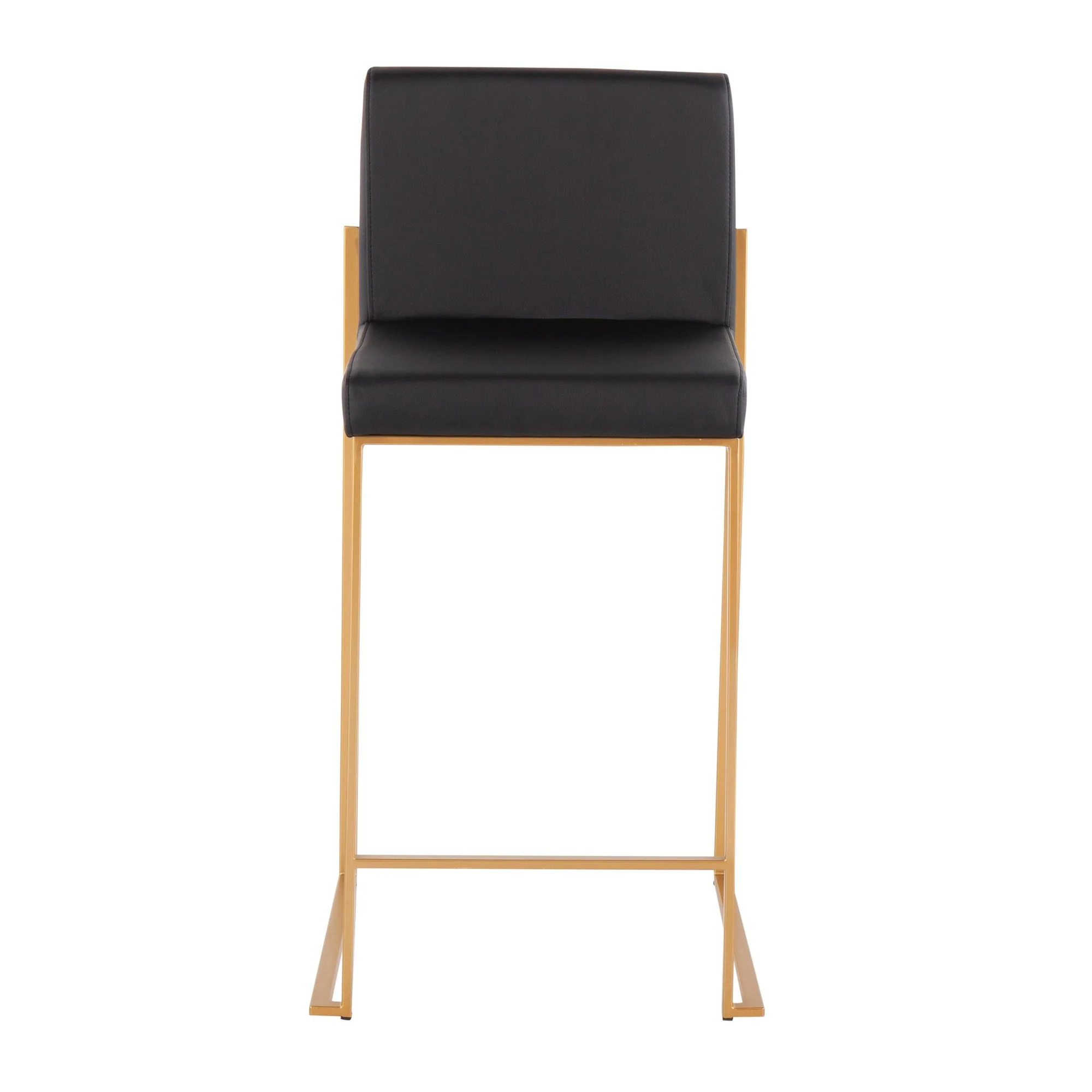 Fuji High Back Counter Stool - Set of 2 Black By LumiSource - B26-FUJIHB AUBK2 - Image 3