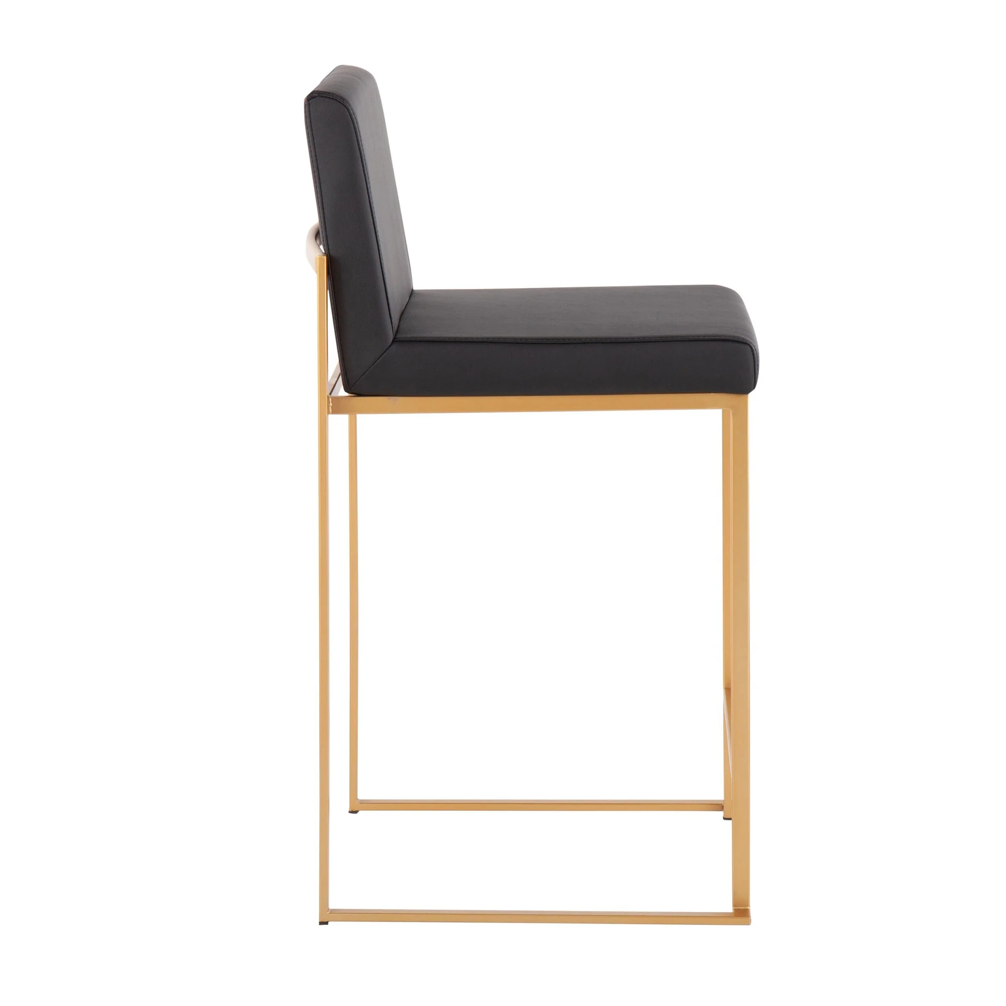 Fuji High Back Counter Stool - Set of 2 Black By LumiSource - B26-FUJIHB AUBK2 - Image 8