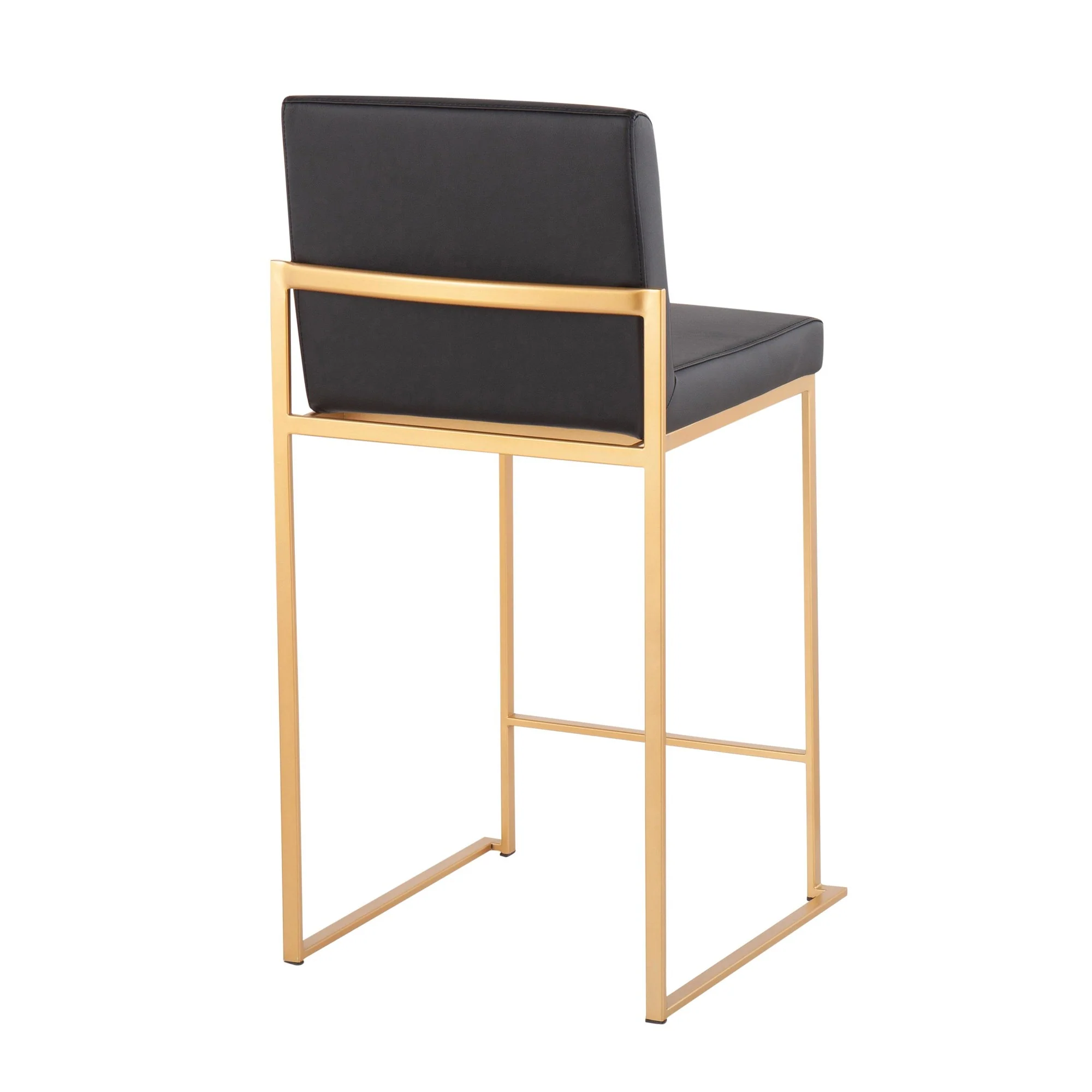 Fuji High Back Counter Stool - Set of 2 Black By LumiSource - B26-FUJIHB AUBK2 - Image 9