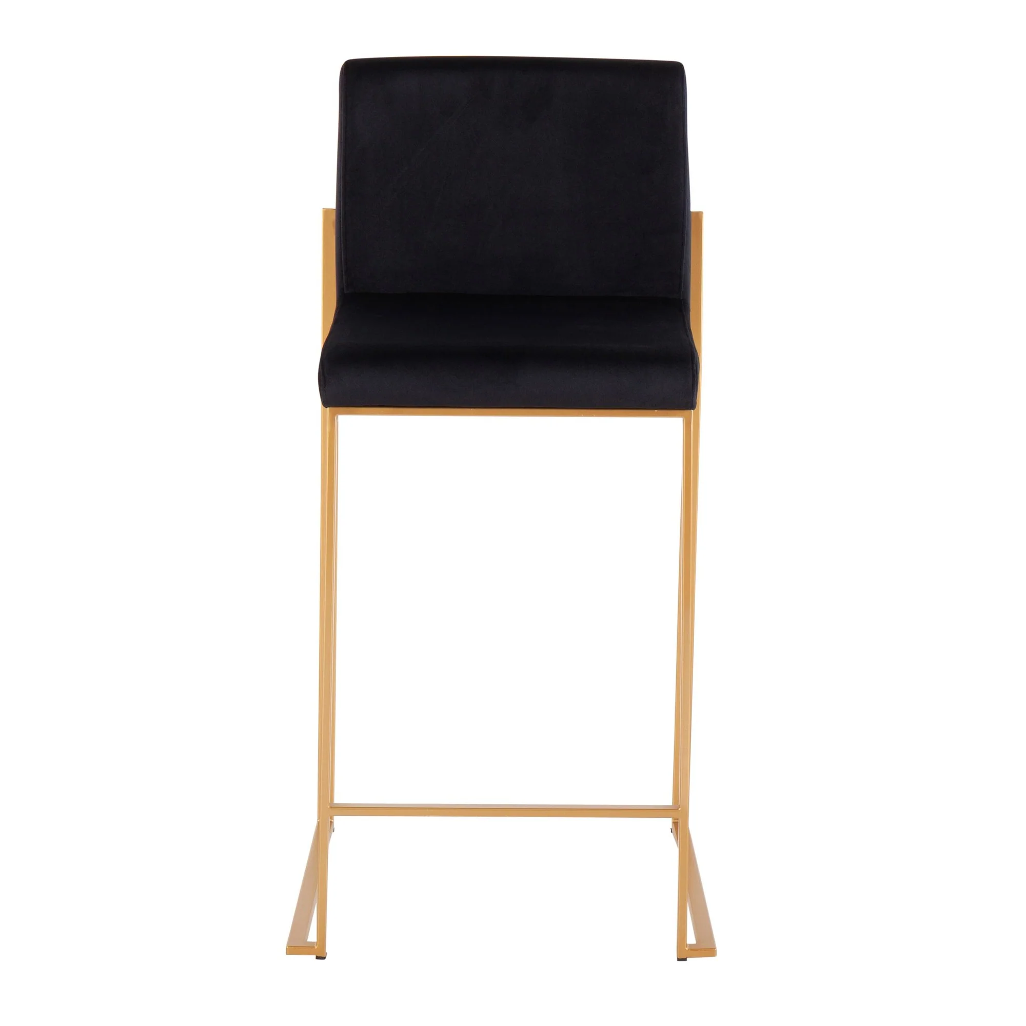 Fuji High Back Counter Stool - Set of 2 Black By LumiSource - B26-FUJIHB AUVBK2 - Image 3