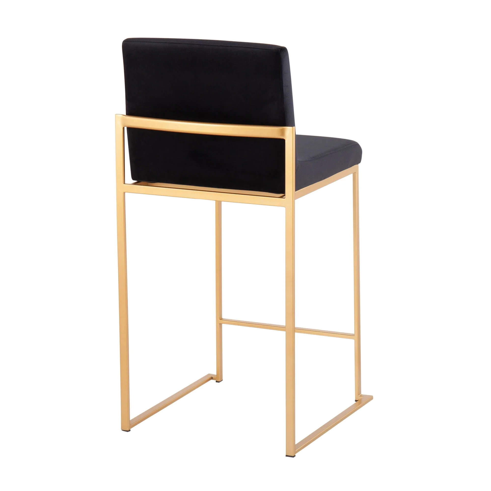 Fuji High Back Counter Stool - Set of 2 Black By LumiSource - B26-FUJIHB AUVBK2 - Image 9