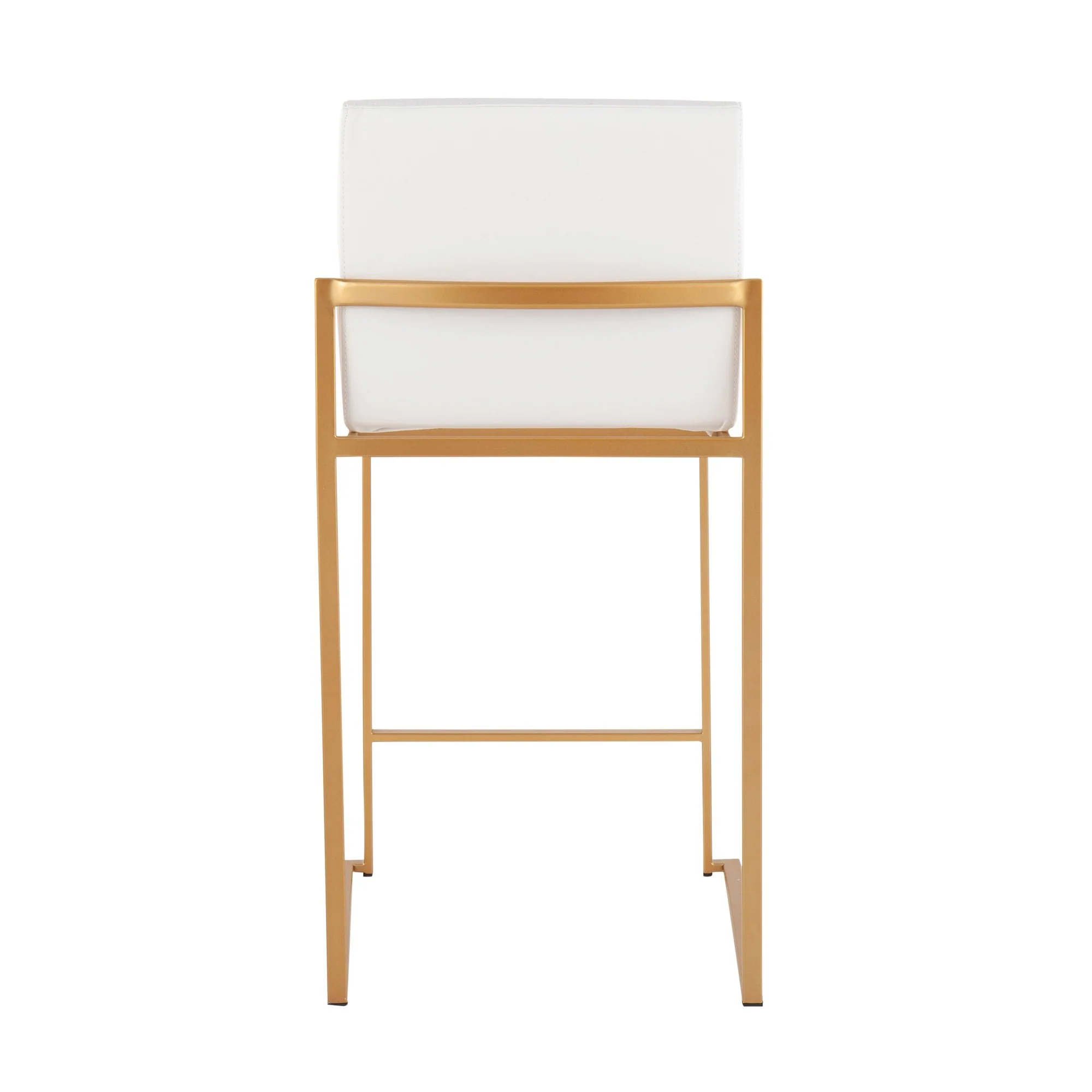 Fuji High Back Counter Stool - Set of 2 White By LumiSource - B26-FUJIHB AUW2 - Image 10