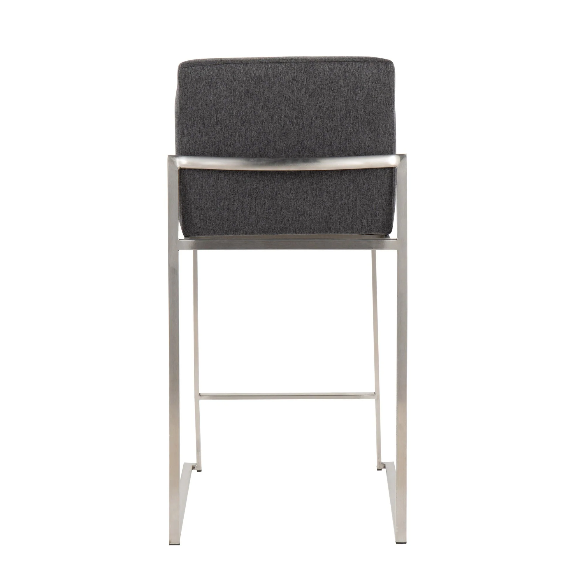 Fuji High Back Counter Stool - Set of 2 Beige By LumiSource - B26-FUJIHB SSFBG2 - Image 16