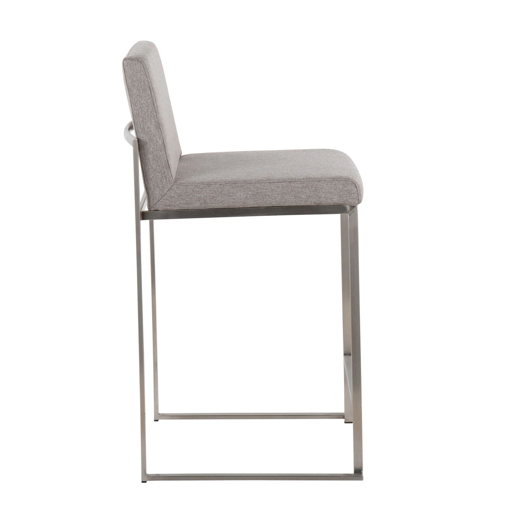 Fuji High Back Counter Stool - Set of 2 Beige By LumiSource - B26-FUJIHB SSFBG2 - Image 22