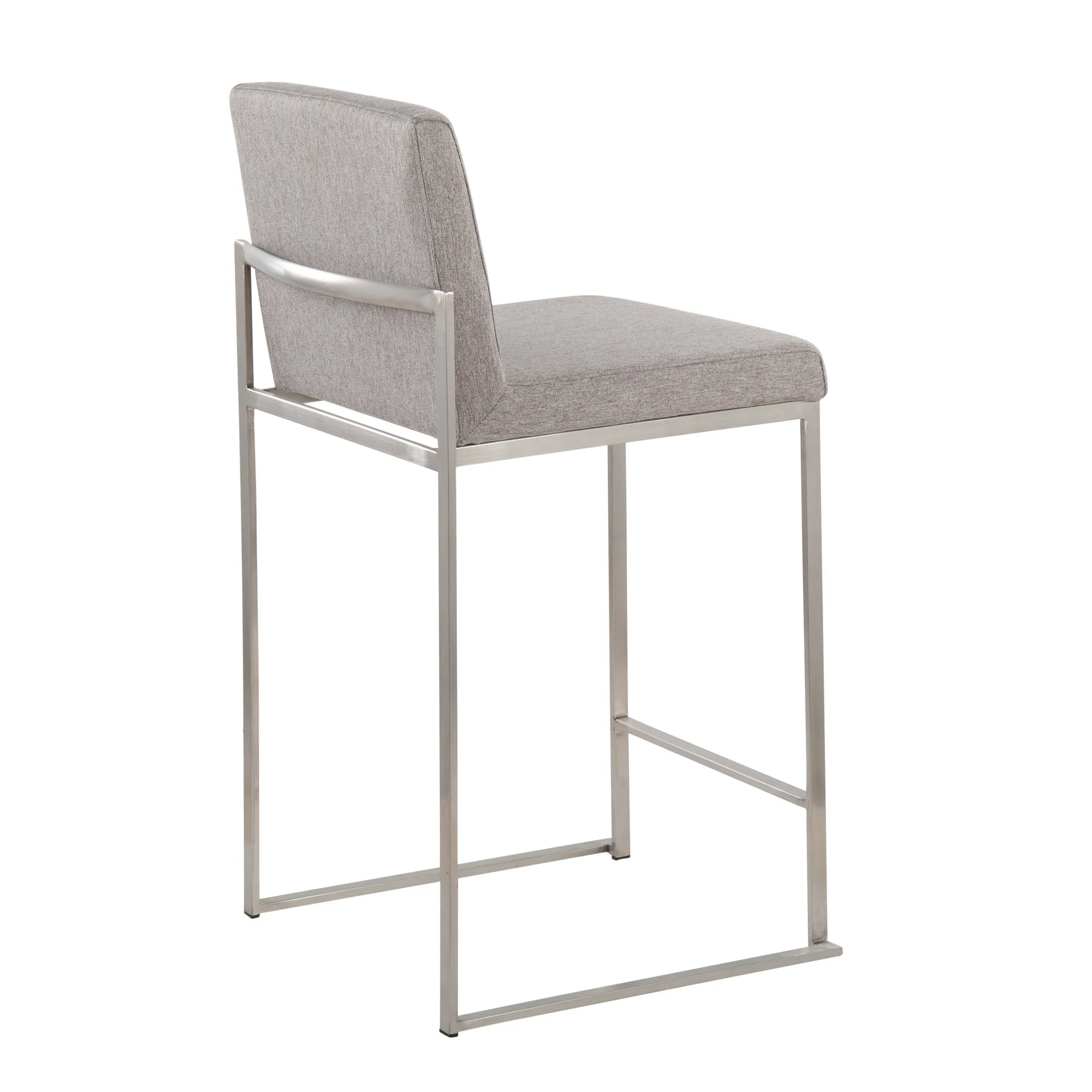 Fuji High Back Counter Stool - Set of 2 Beige By LumiSource - B26-FUJIHB SSFBG2 - Image 23