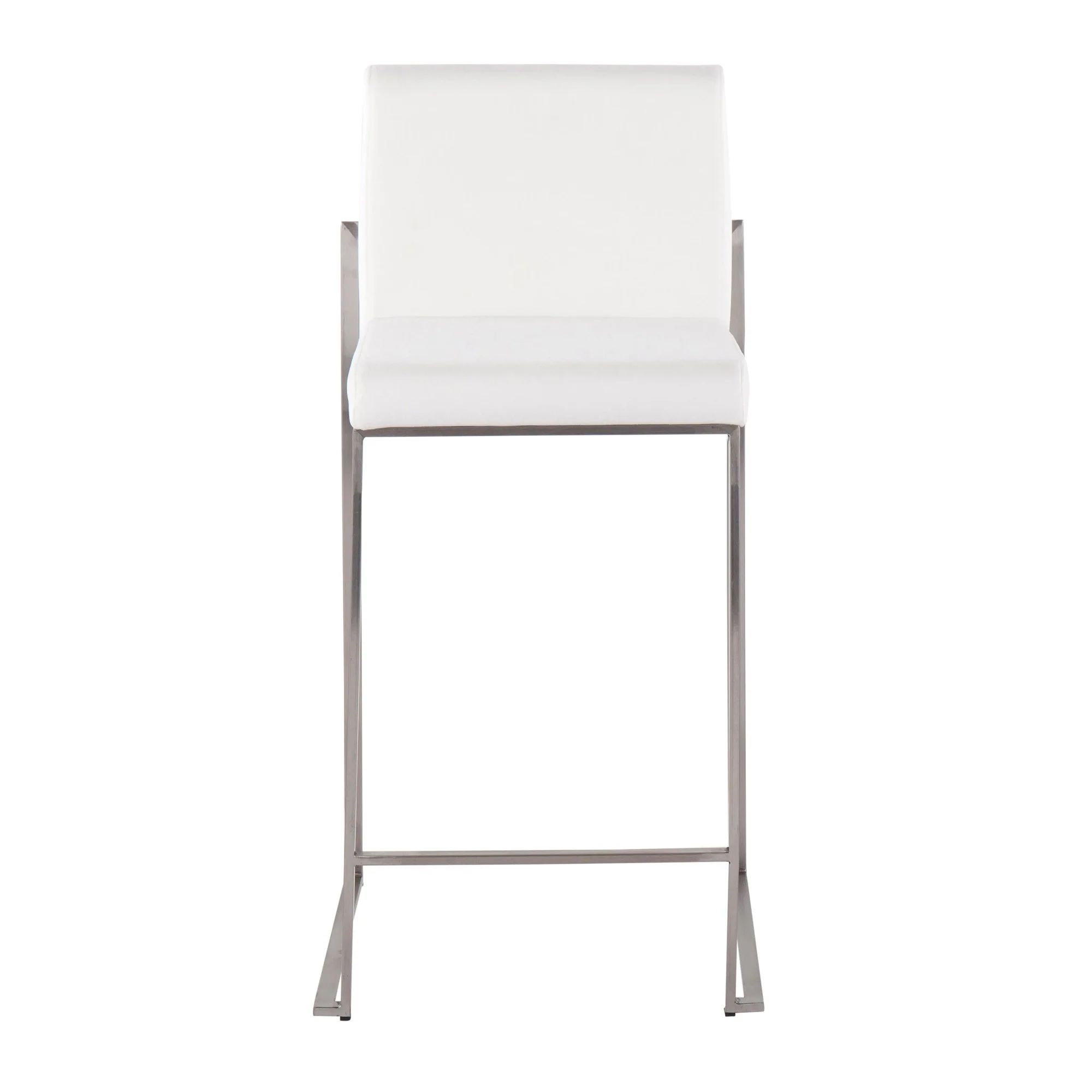 Fuji High Back Counter Stool - Set of 2 Black By LumiSource - B26-FUJIHB SSVBK2 - Image 12