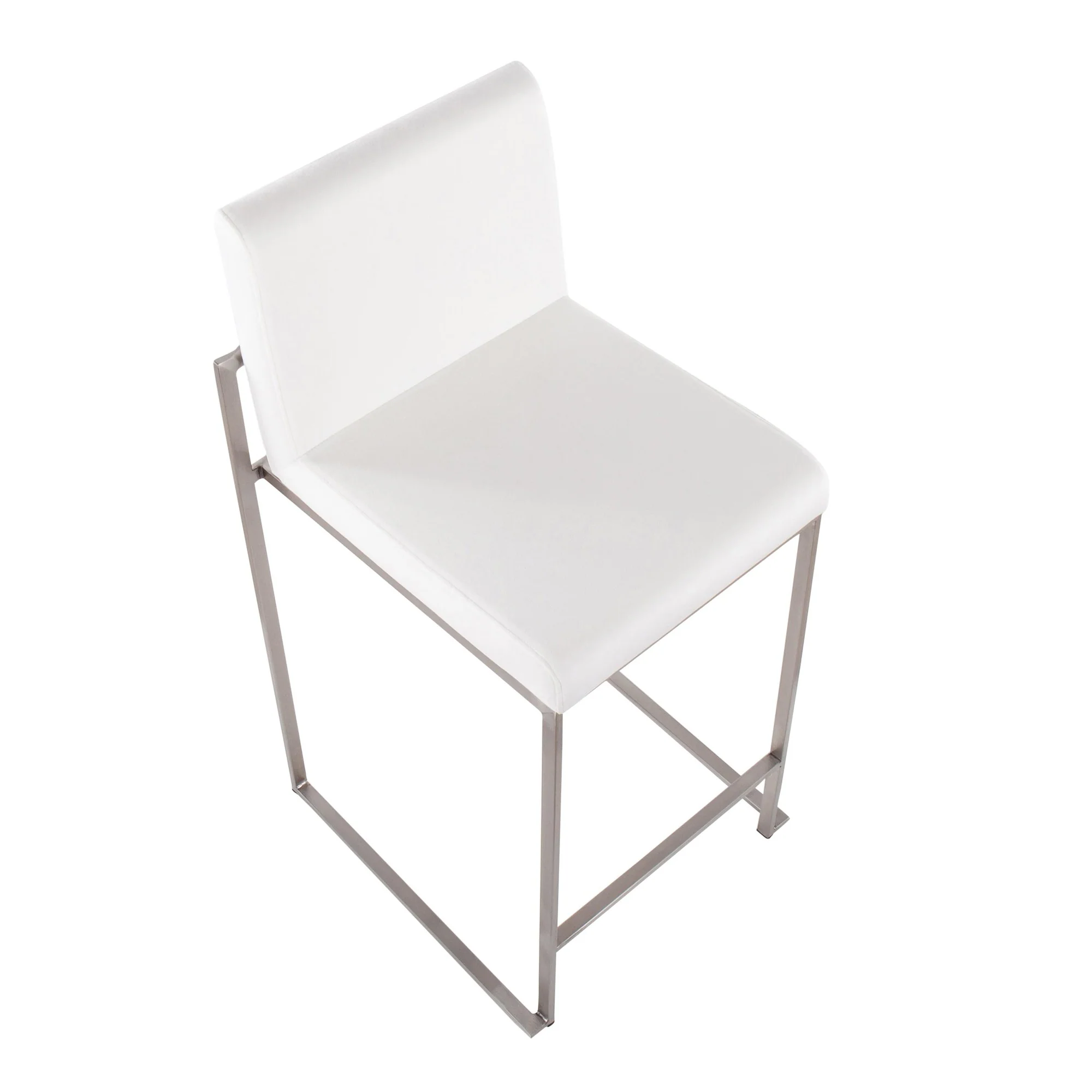 Fuji High Back Counter Stool - Set of 2 Black By LumiSource - B26-FUJIHB SSVBK2 - Image 13