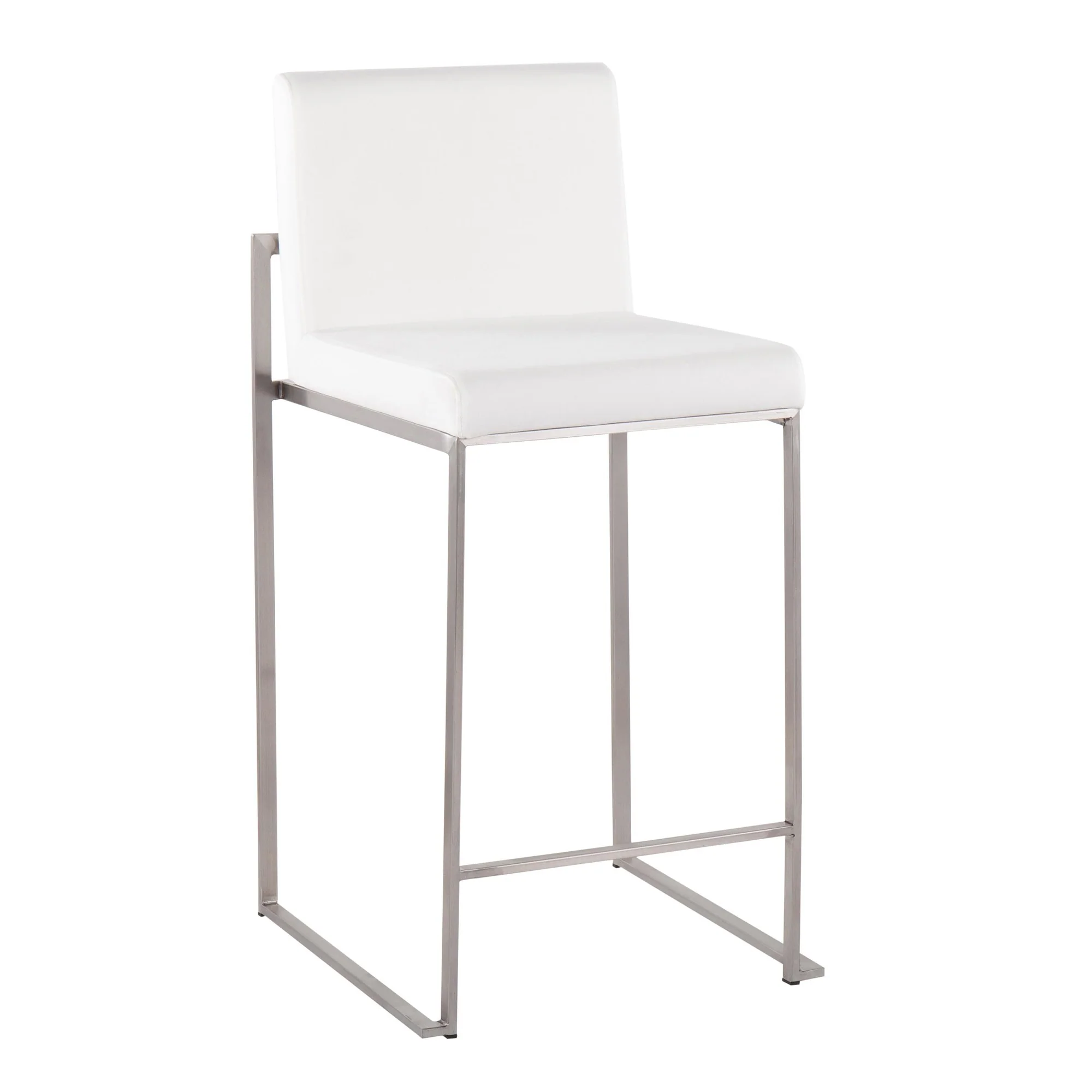 Fuji High Back Counter Stool - Set of 2 Black By LumiSource - B26-FUJIHB SSVBK2 - Image 17