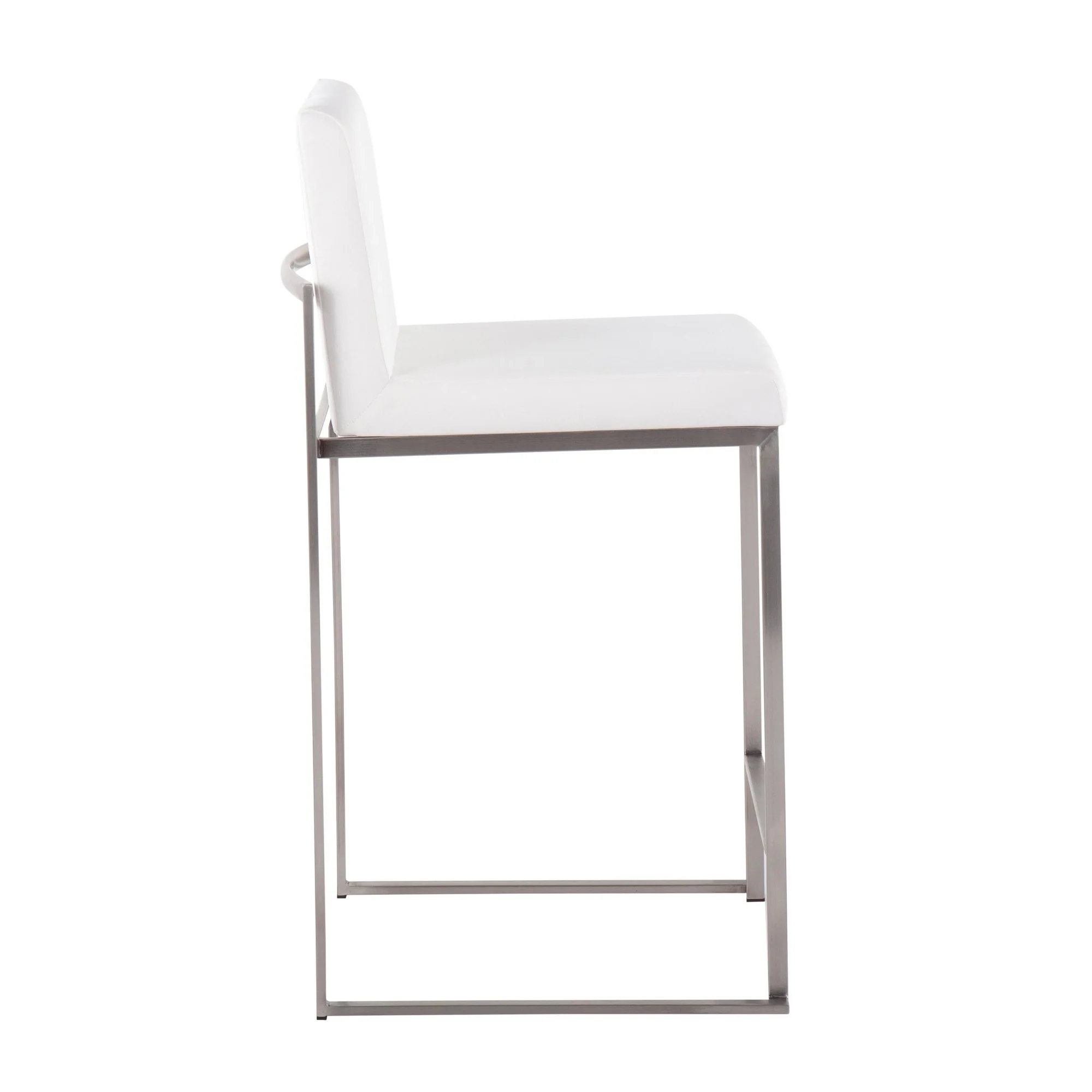 Fuji High Back Counter Stool - Set of 2 Black By LumiSource - B26-FUJIHB SSVBK2 - Image 18