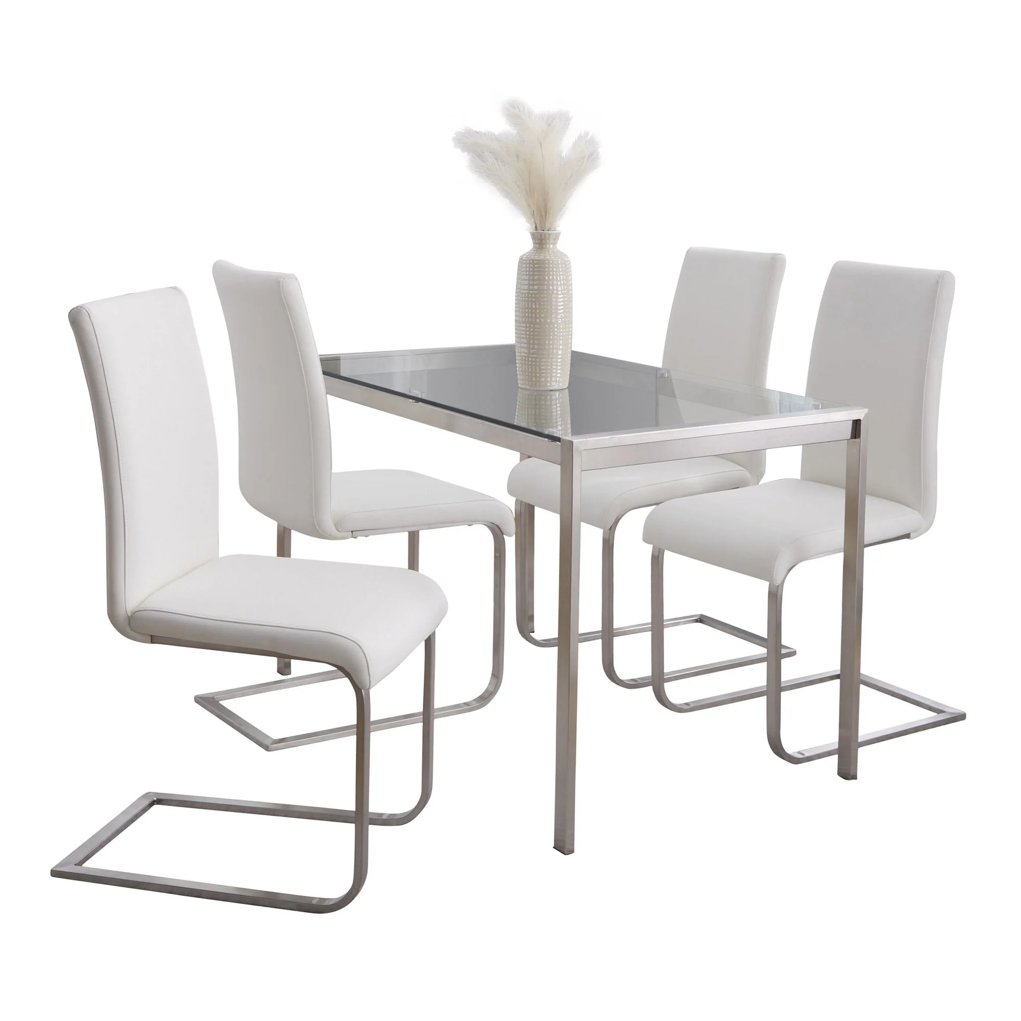Fuji-Foster Dining Set - 5 Piece By LumiSource - DS5-FUJISSCL+4FSTRPUSSGY - Image 6