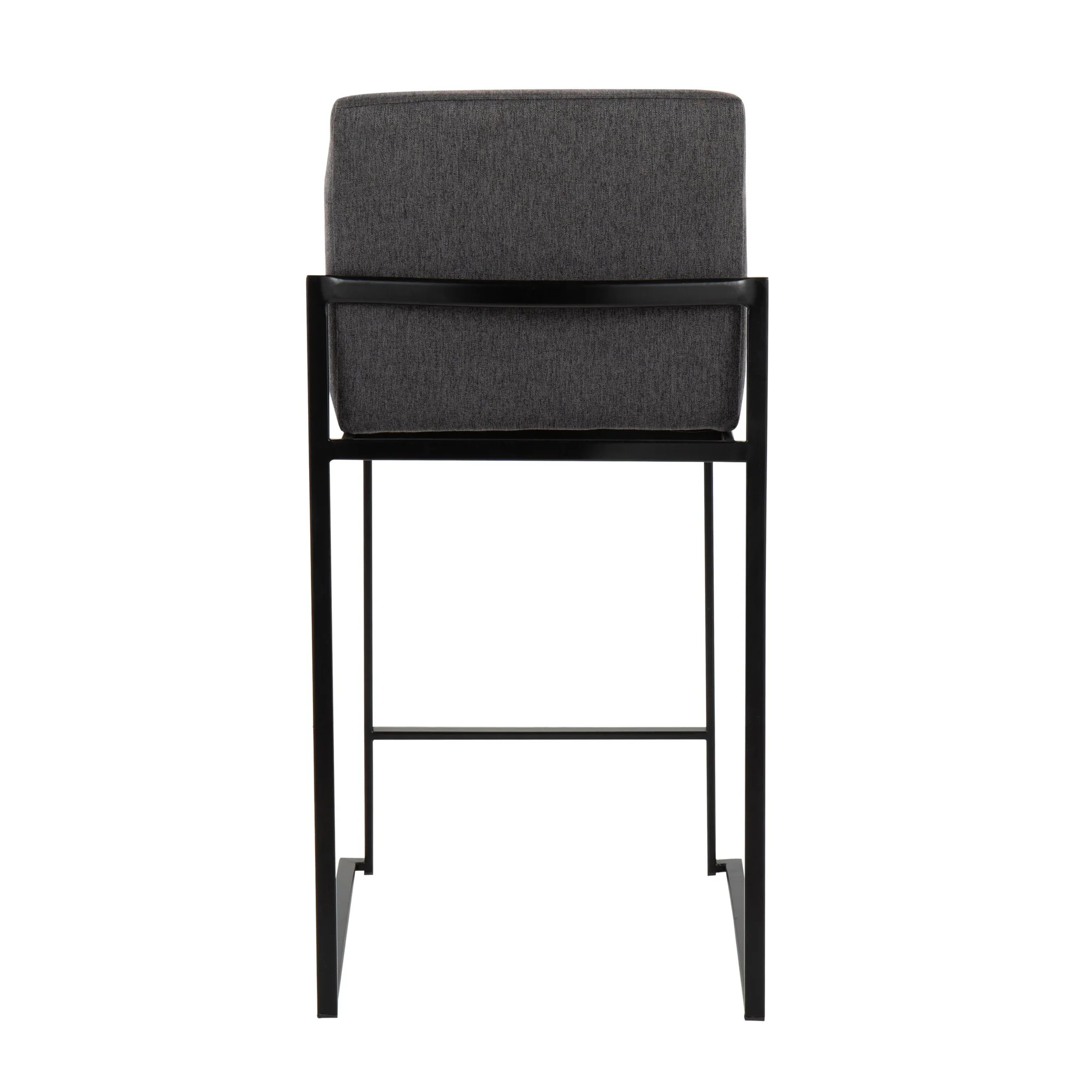 Fuji High Back 26" Fixed-Height Counter Stool - Set of 3 By LumiSource - B26-FUJIHBFB BKBG3 - Image 16