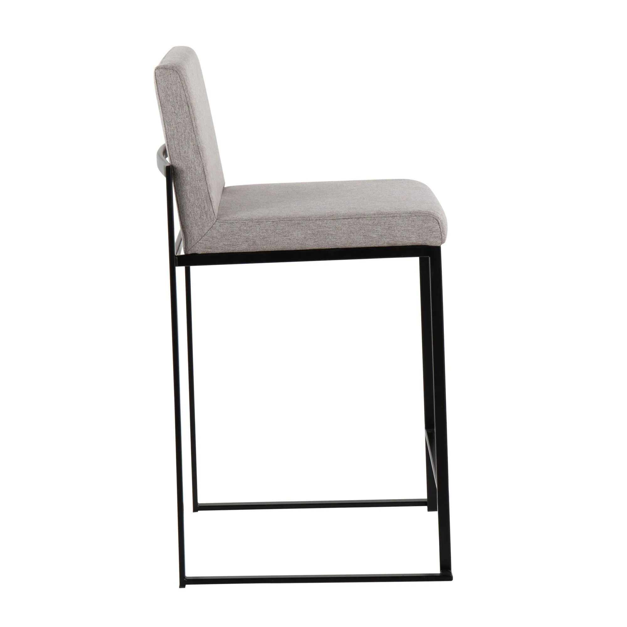 Fuji High Back 26" Fixed-Height Counter Stool - Set of 3 By LumiSource - B26-FUJIHBFB BKBG3 - Image 21