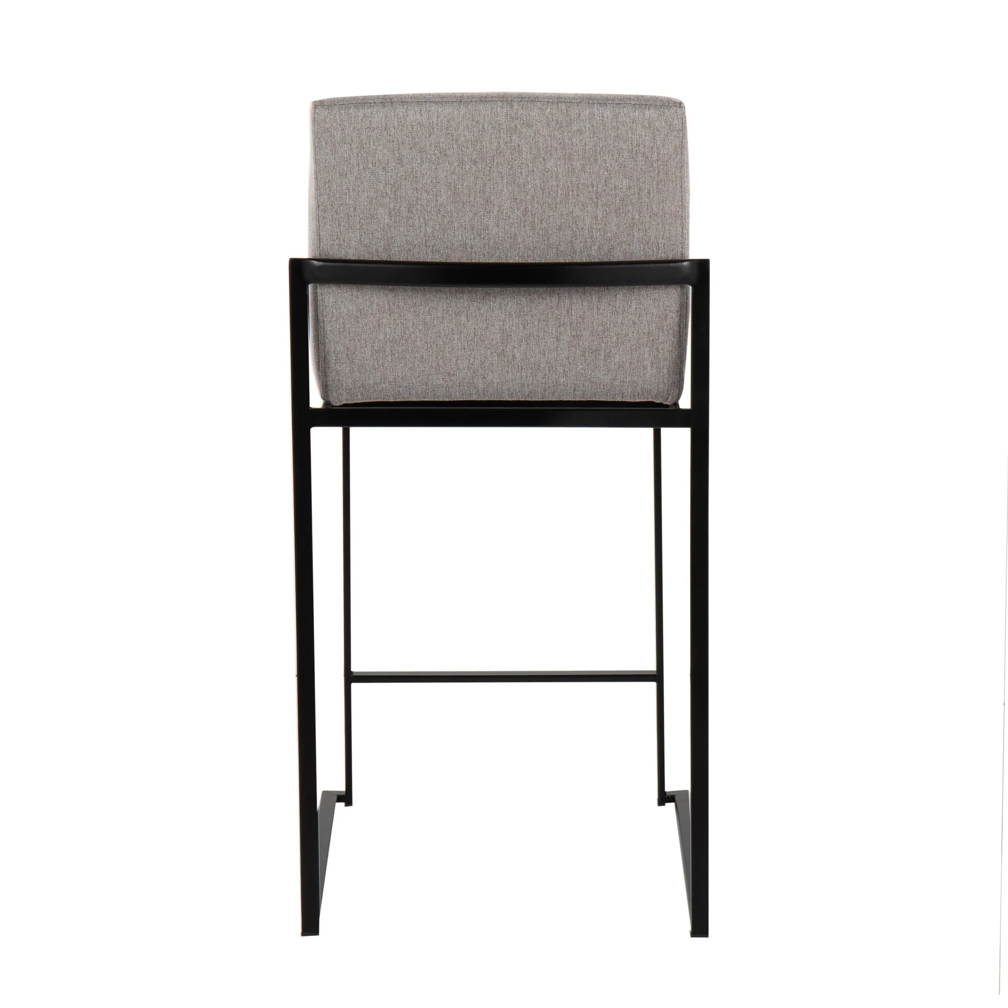 Fuji High Back 26" Fixed-Height Counter Stool - Set of 3 By LumiSource - B26-FUJIHBFB BKBG3 - Image 24