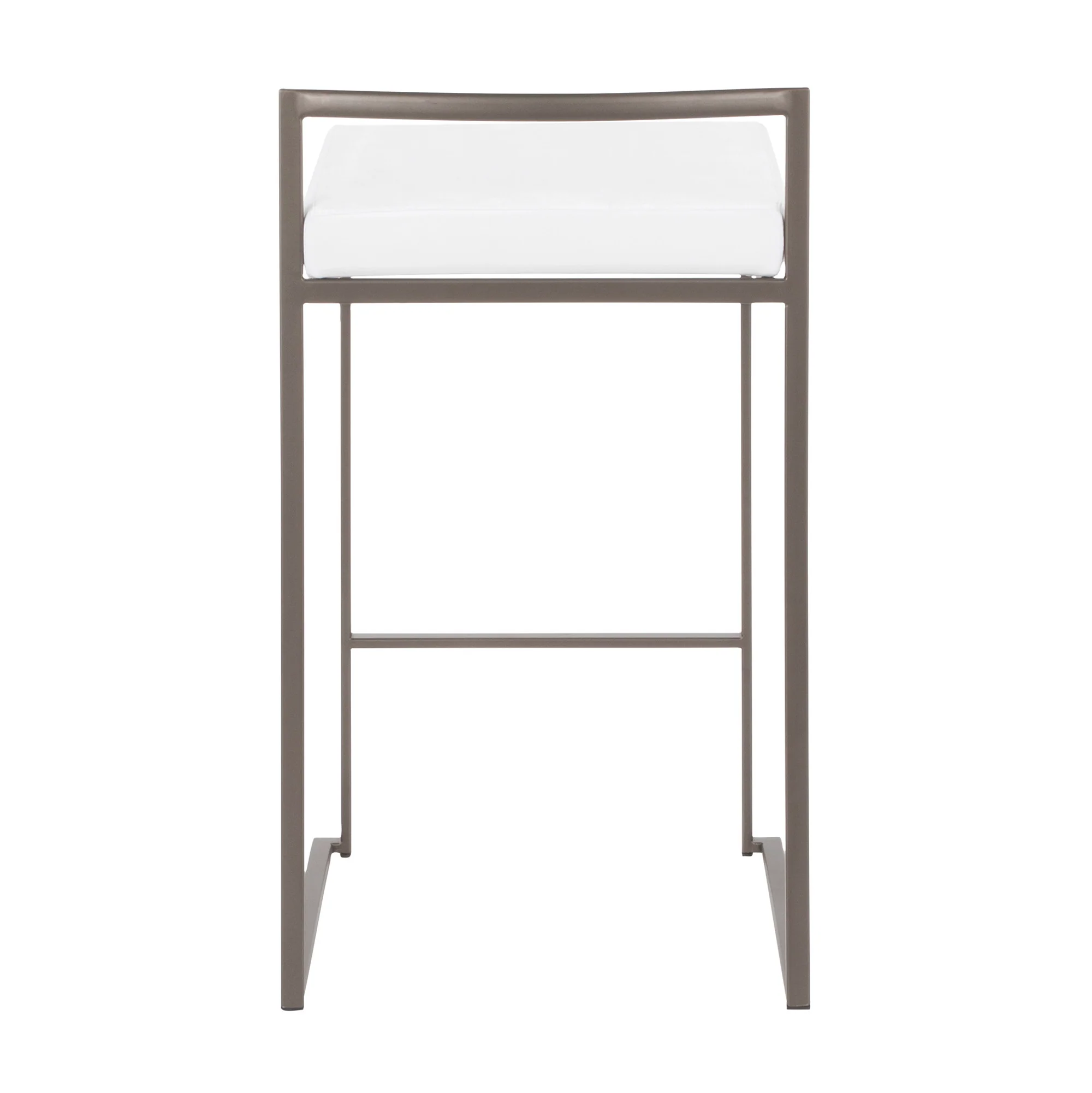 Fuji Stacker Counter Stool - Set of 2 White By LumiSource - Image 9