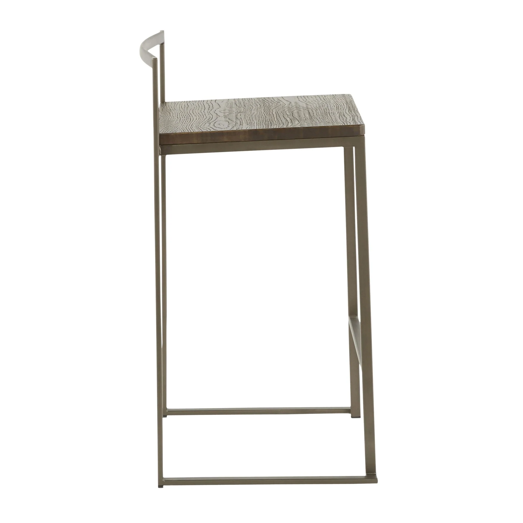 Fuji Stacker 26" Fixed-Height Counter Stool - Set of 3 By LumiSource - B26-FUJI ANE3 - Image 7