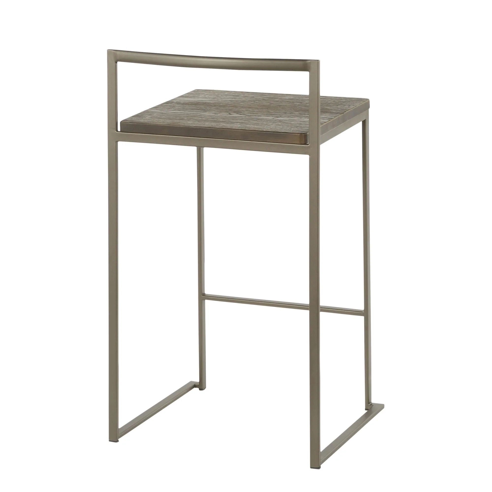 Fuji Stacker 26" Fixed-Height Counter Stool - Set of 3 By LumiSource - B26-FUJI ANE3 - Image 8