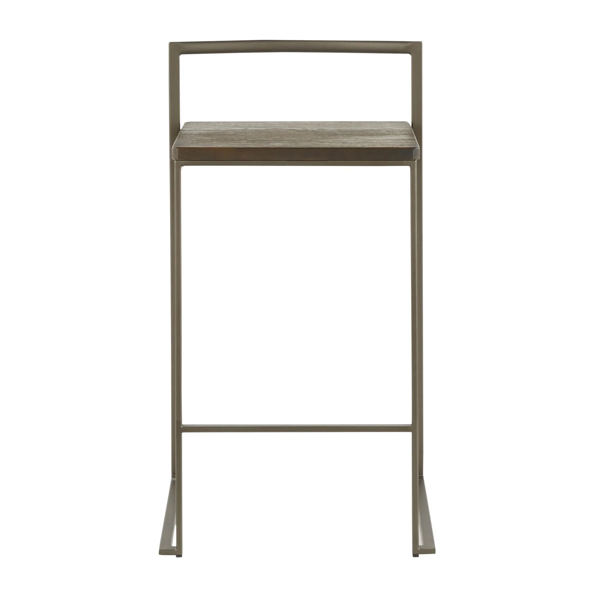 Fuji Stacker 26" Fixed-Height Counter Stool - Set of 3 By LumiSource - B26-FUJI ANE3 - Image 9