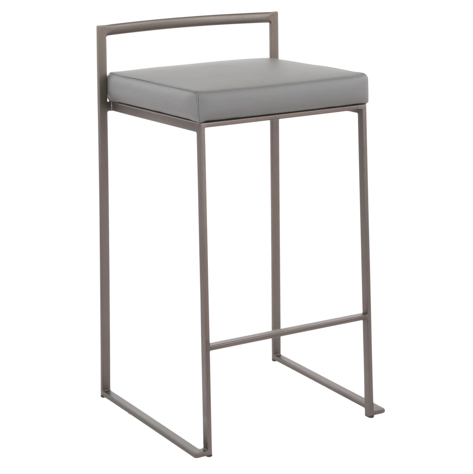 Fuji Stacker 26" Fixed-Height Counter Stool - Set of 3 By LumiSource - B26-FUJIPU ANBK3 - Image 11