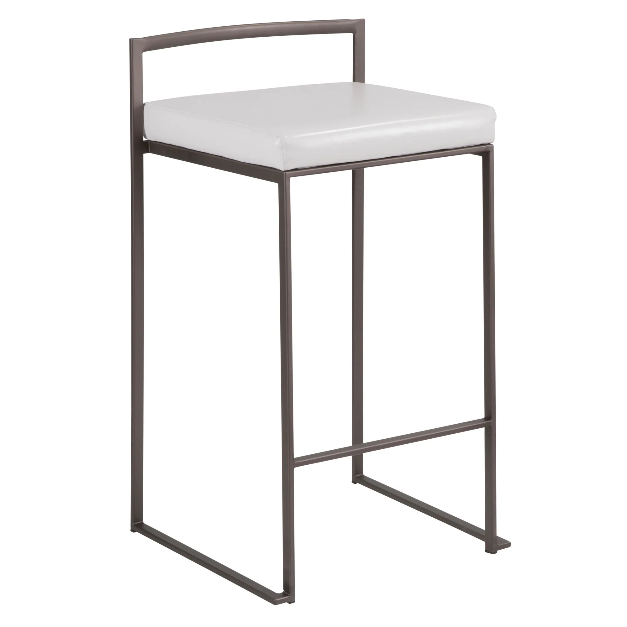 Fuji Stacker 26" Fixed-Height Counter Stool - Set of 3 By LumiSource - B26-FUJIPU ANBK3 - Image 19