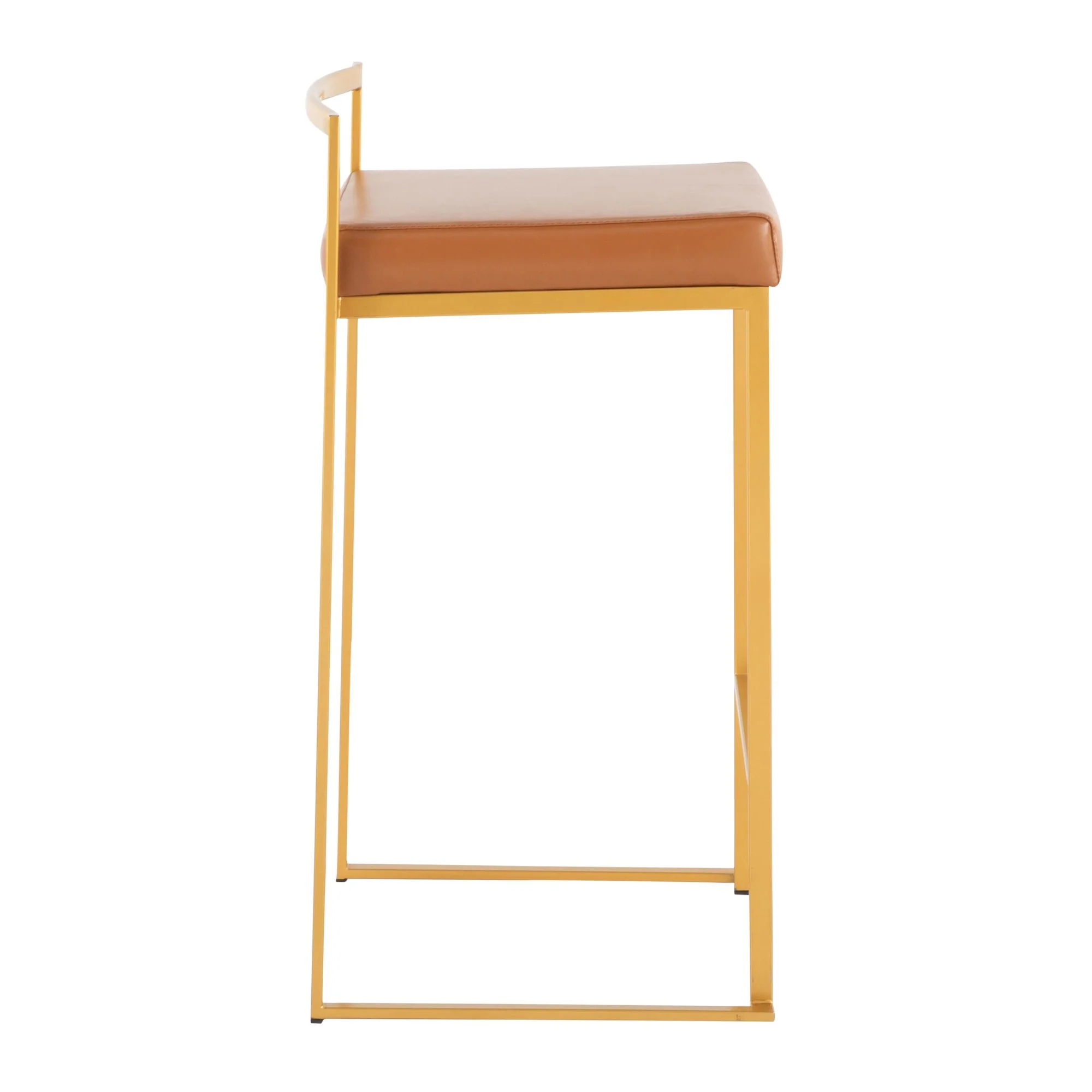 Fuji Stacker 26" Fixed-Height Counter Stool - Set of 3 By LumiSource - B26-FUJIPU AUBK3 - Image 14