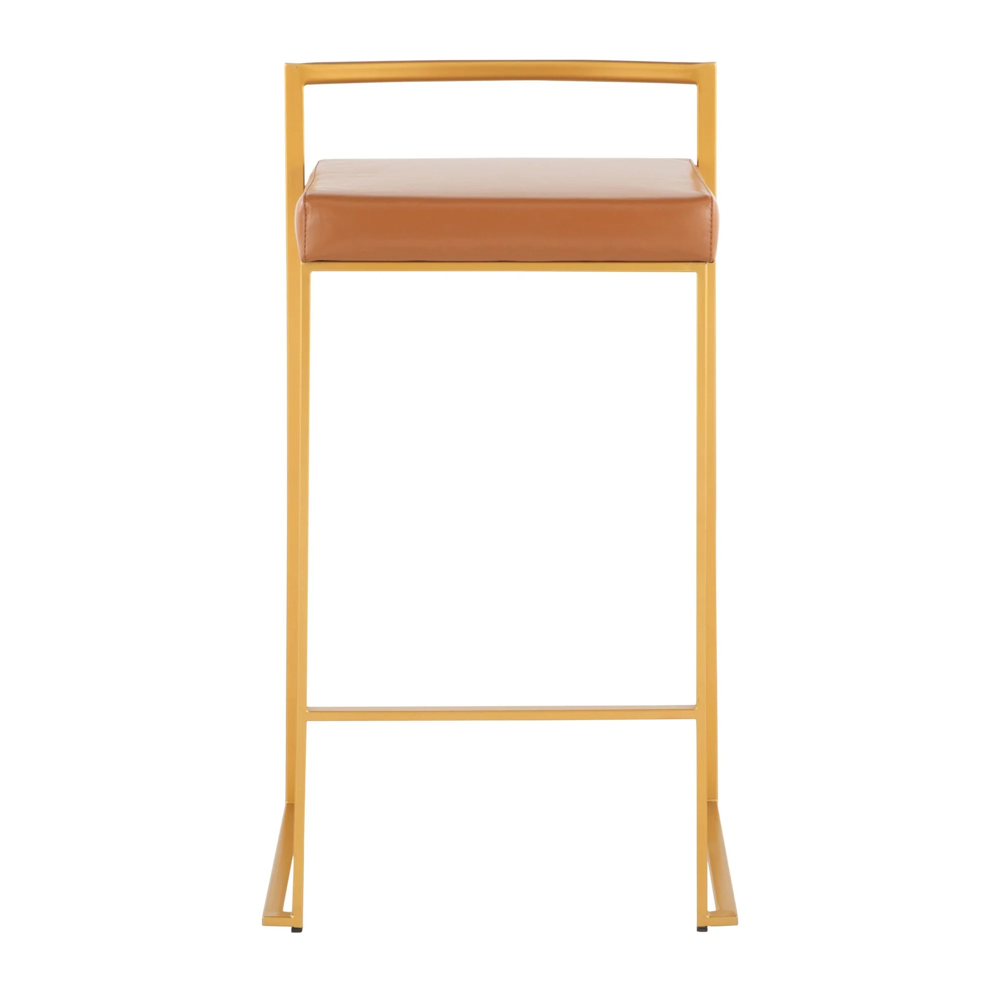 Fuji Stacker 26" Fixed-Height Counter Stool - Set of 3 By LumiSource - B26-FUJIPU AUBK3 - Image 16