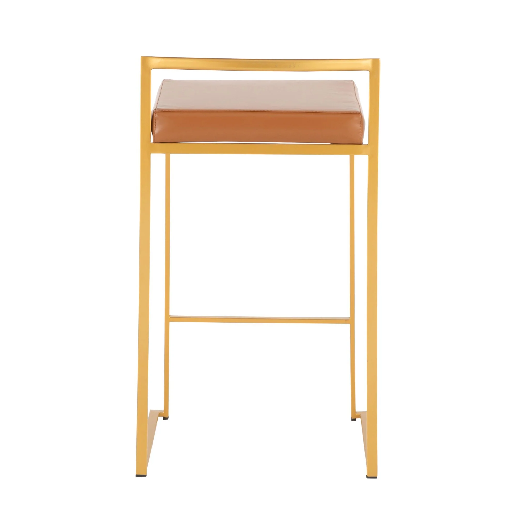 Fuji Stacker 26" Fixed-Height Counter Stool - Set of 3 By LumiSource - B26-FUJIPU AUBK3 - Image 17