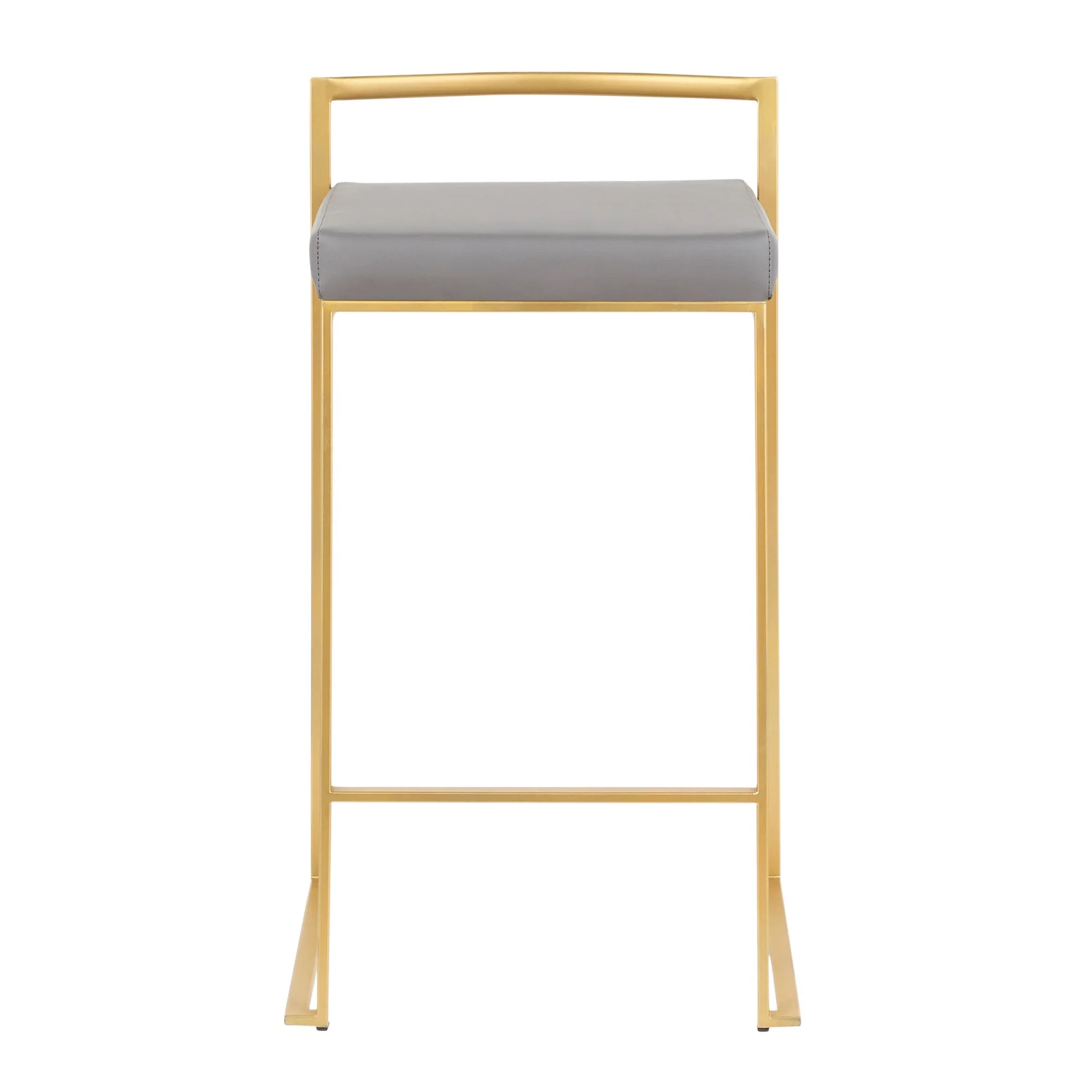 Fuji Stacker 26" Fixed-Height Counter Stool - Set of 3 By LumiSource - B26-FUJIPU AUBK3 - Image 25