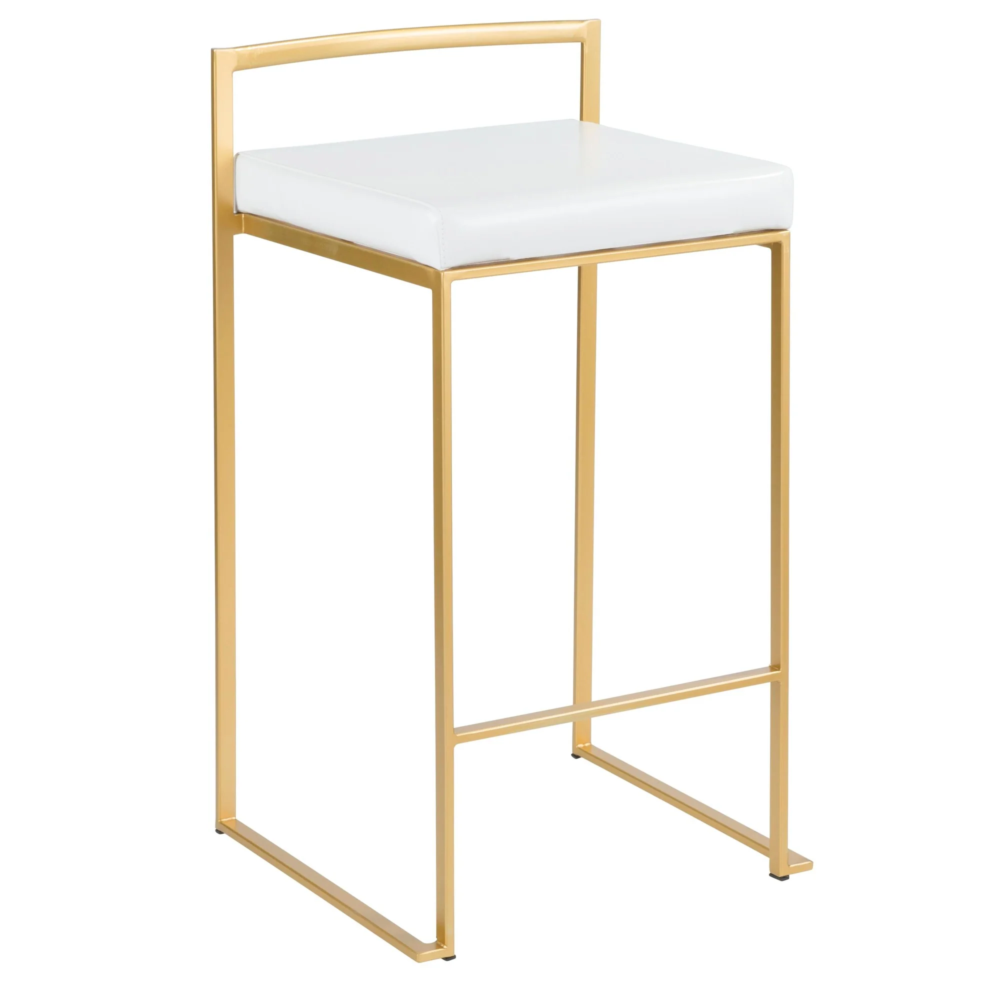 Fuji Stacker 26" Fixed-Height Counter Stool - Set of 3 By LumiSource - B26-FUJIPU AUBK3 - Image 31