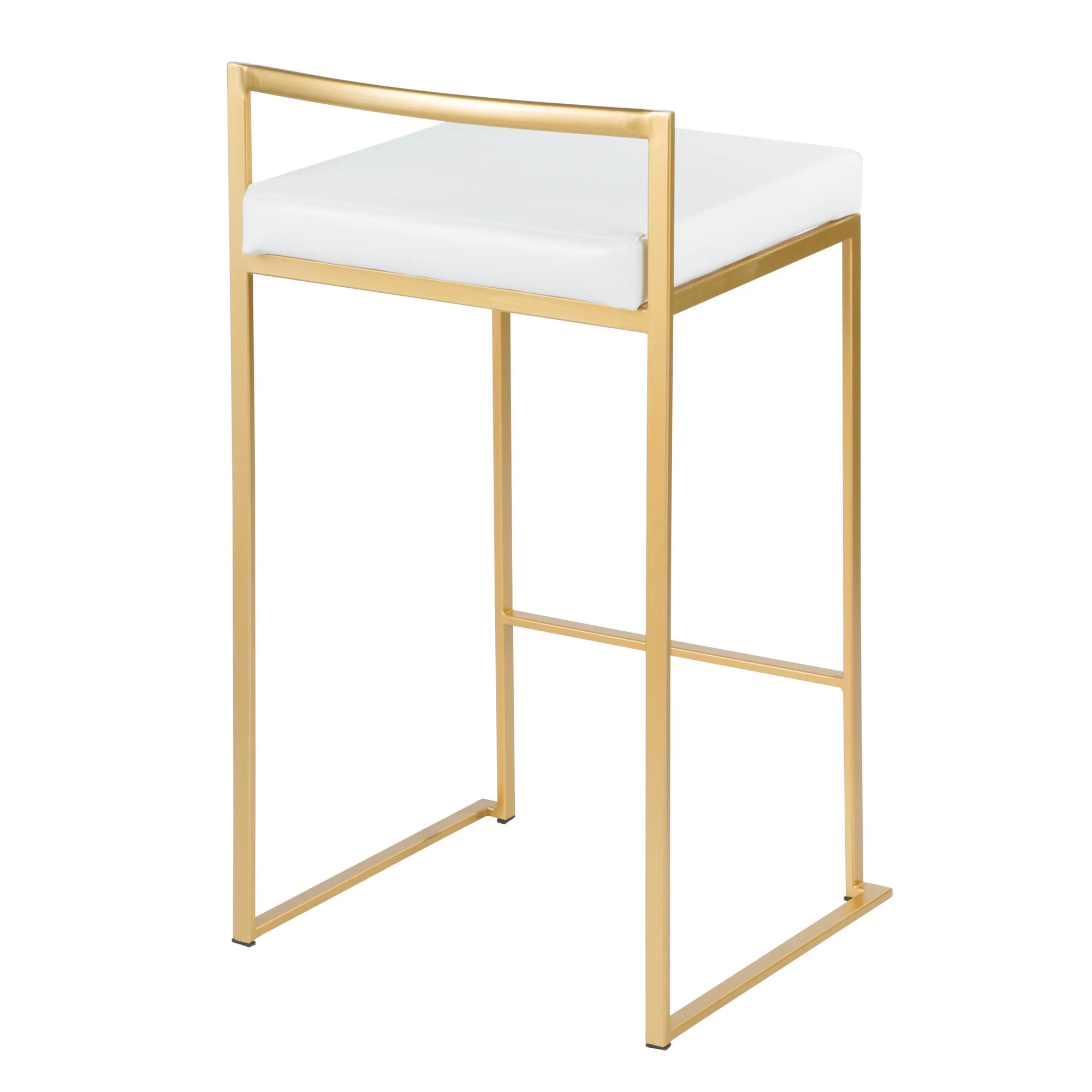 Fuji Stacker 26" Fixed-Height Counter Stool - Set of 3 By LumiSource - B26-FUJIPU AUBK3 - Image 33
