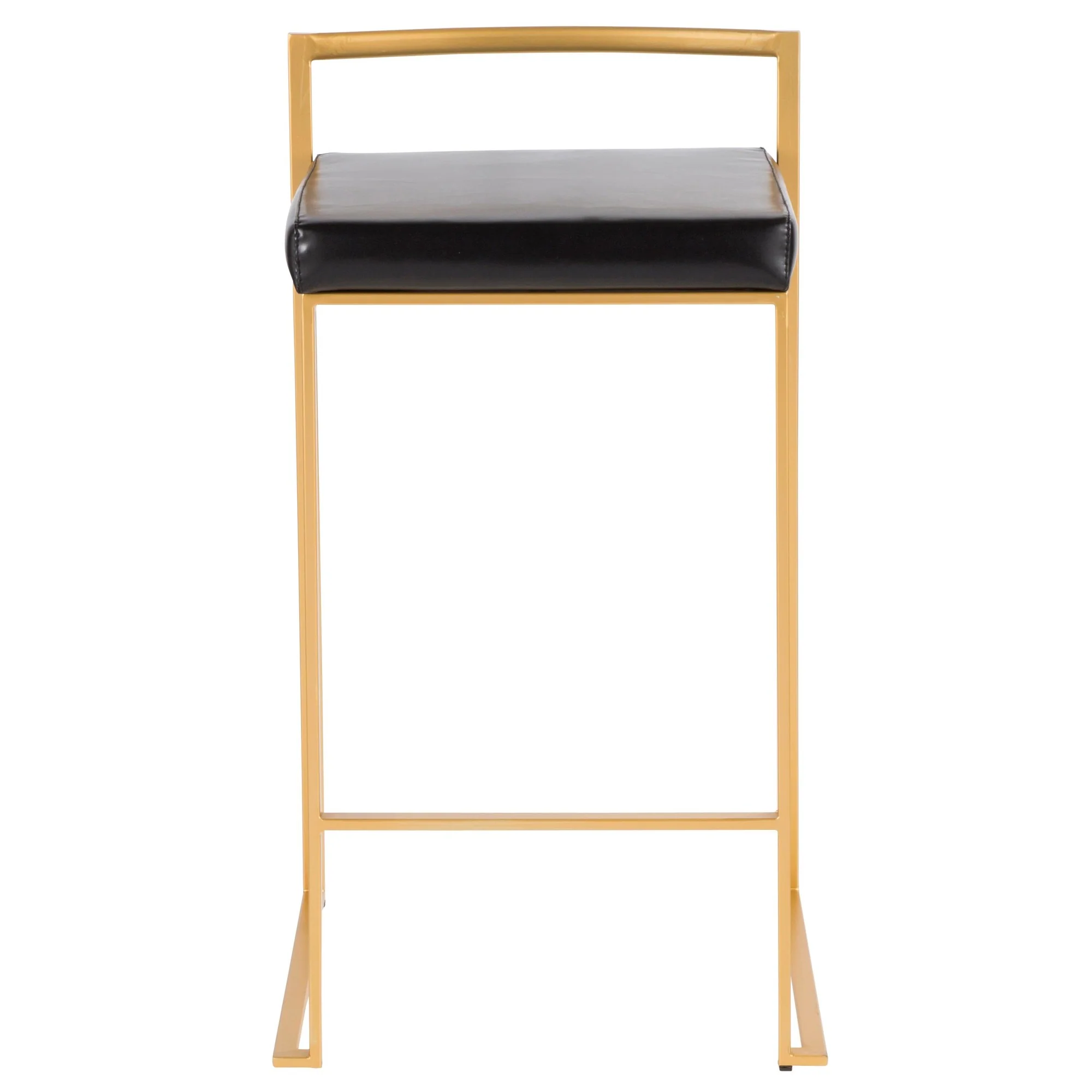 Fuji Stacker 26" Fixed-Height Counter Stool - Set of 3 By LumiSource - B26-FUJIPU AUBK3 - Image 8