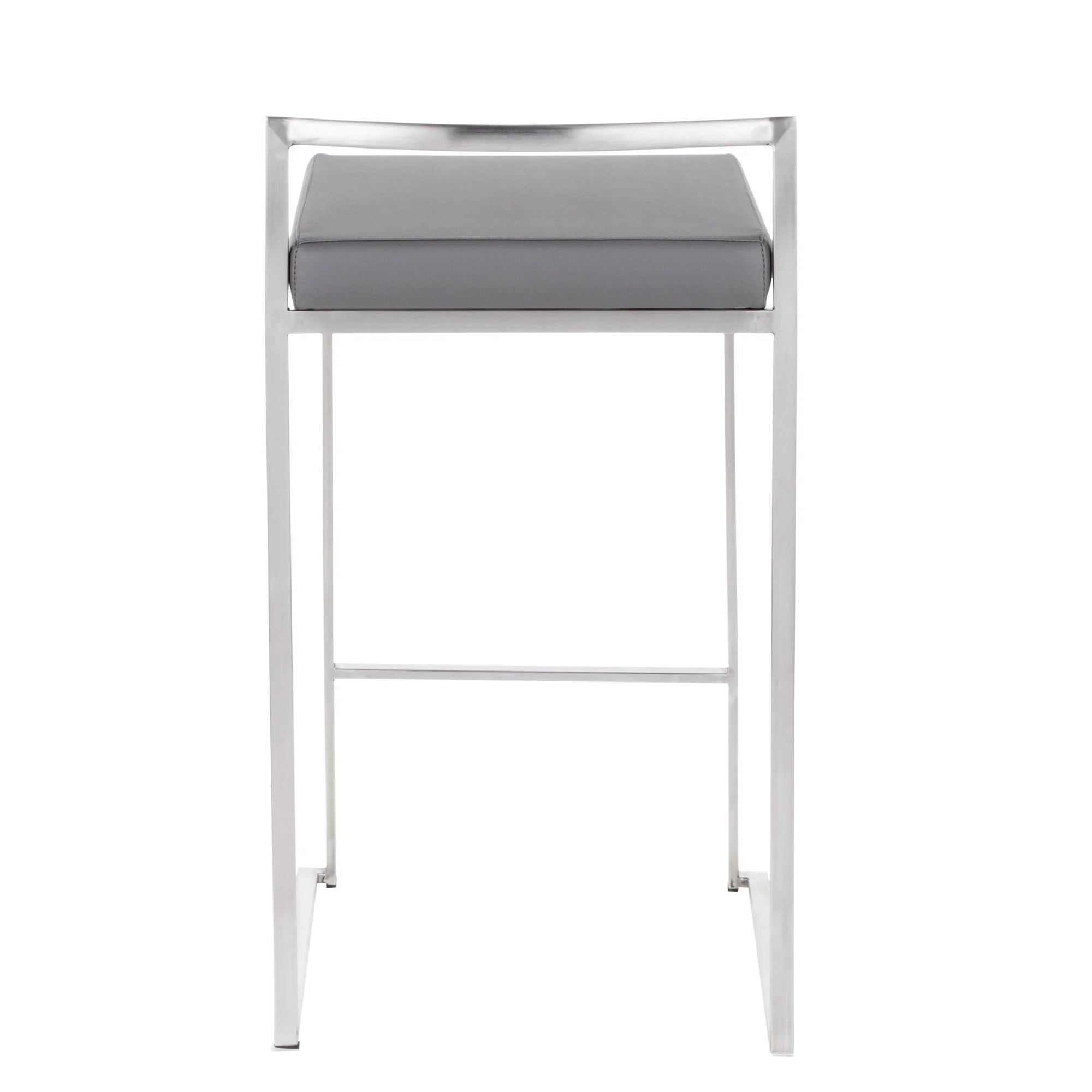Fuji Stacker 26" Fixed-Height Counter Stool - Set of 3 By LumiSource - B26-FUJIPU SSBK3 - Image 26