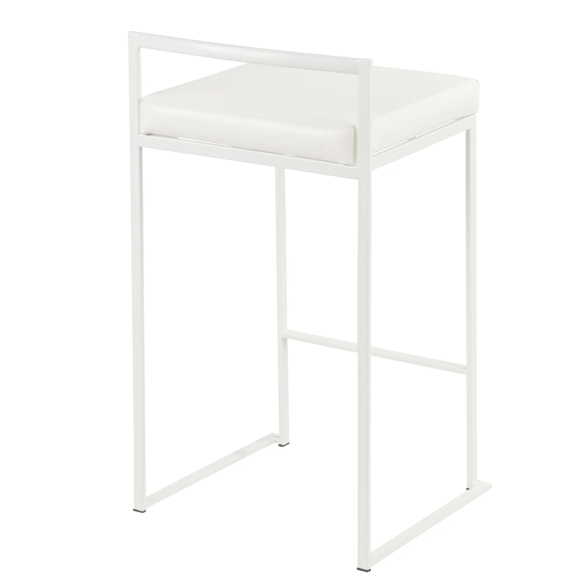 Fuji Stacker 26" Fixed-Height Counter Stool - Set of 3 By LumiSource - B26-FUJIPU WGY3 - Image 13