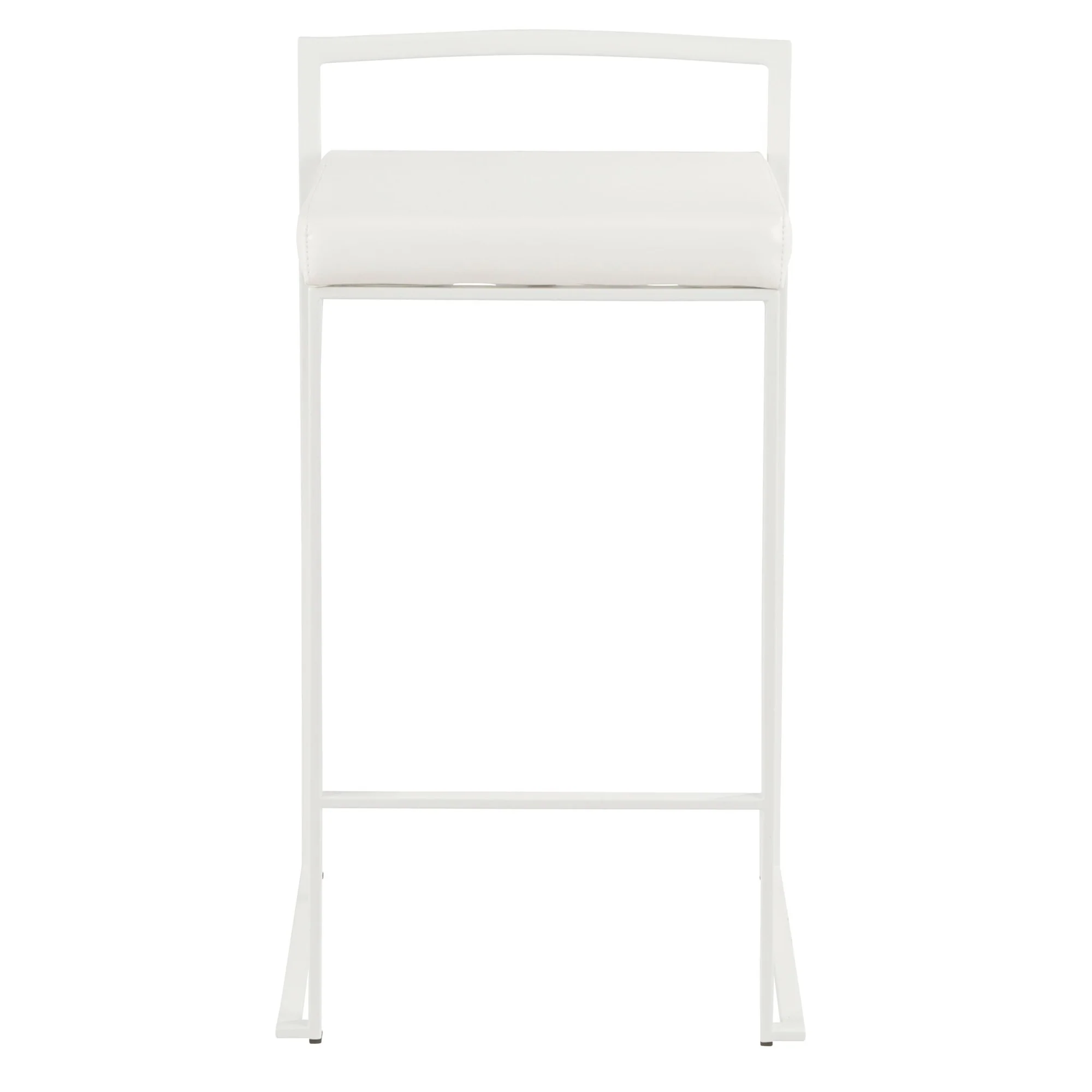 Fuji Stacker 26" Fixed-Height Counter Stool - Set of 3 By LumiSource - B26-FUJIPU WGY3 - Image 14