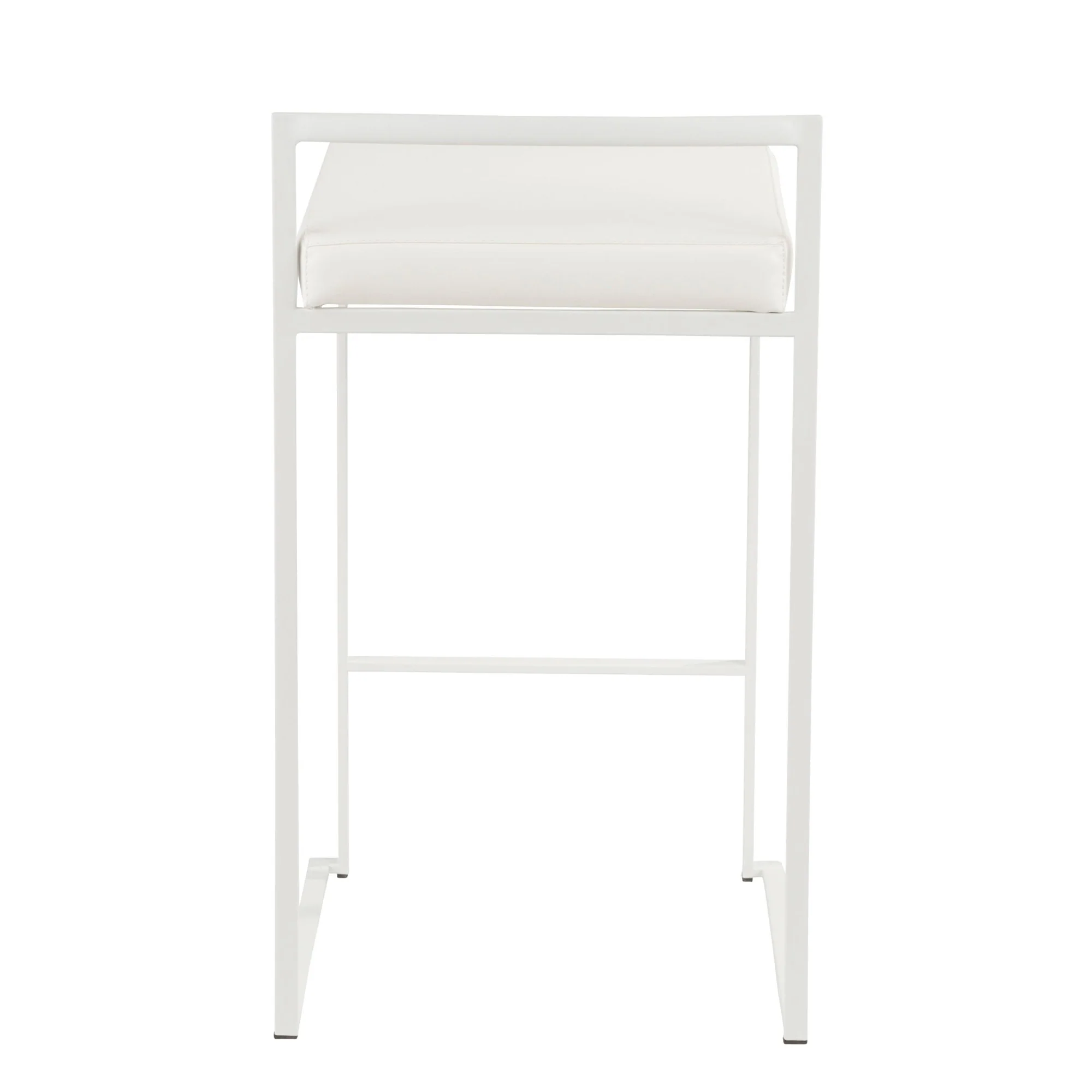 Fuji Stacker 26" Fixed-Height Counter Stool - Set of 3 By LumiSource - B26-FUJIPU WGY3 - Image 15