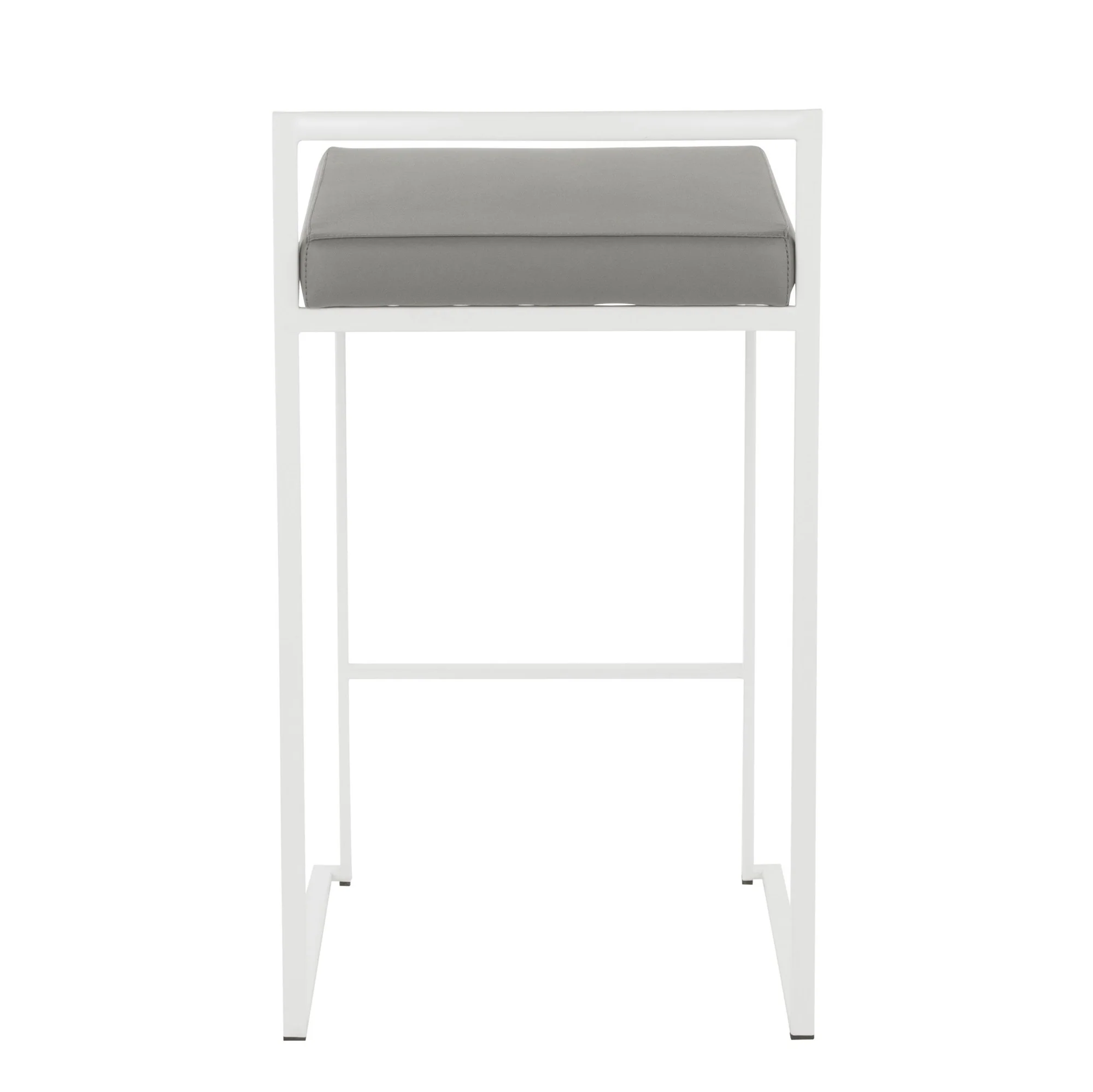 Fuji Stacker 26" Fixed-Height Counter Stool - Set of 3 By LumiSource - B26-FUJIPU WGY3 - Image 7