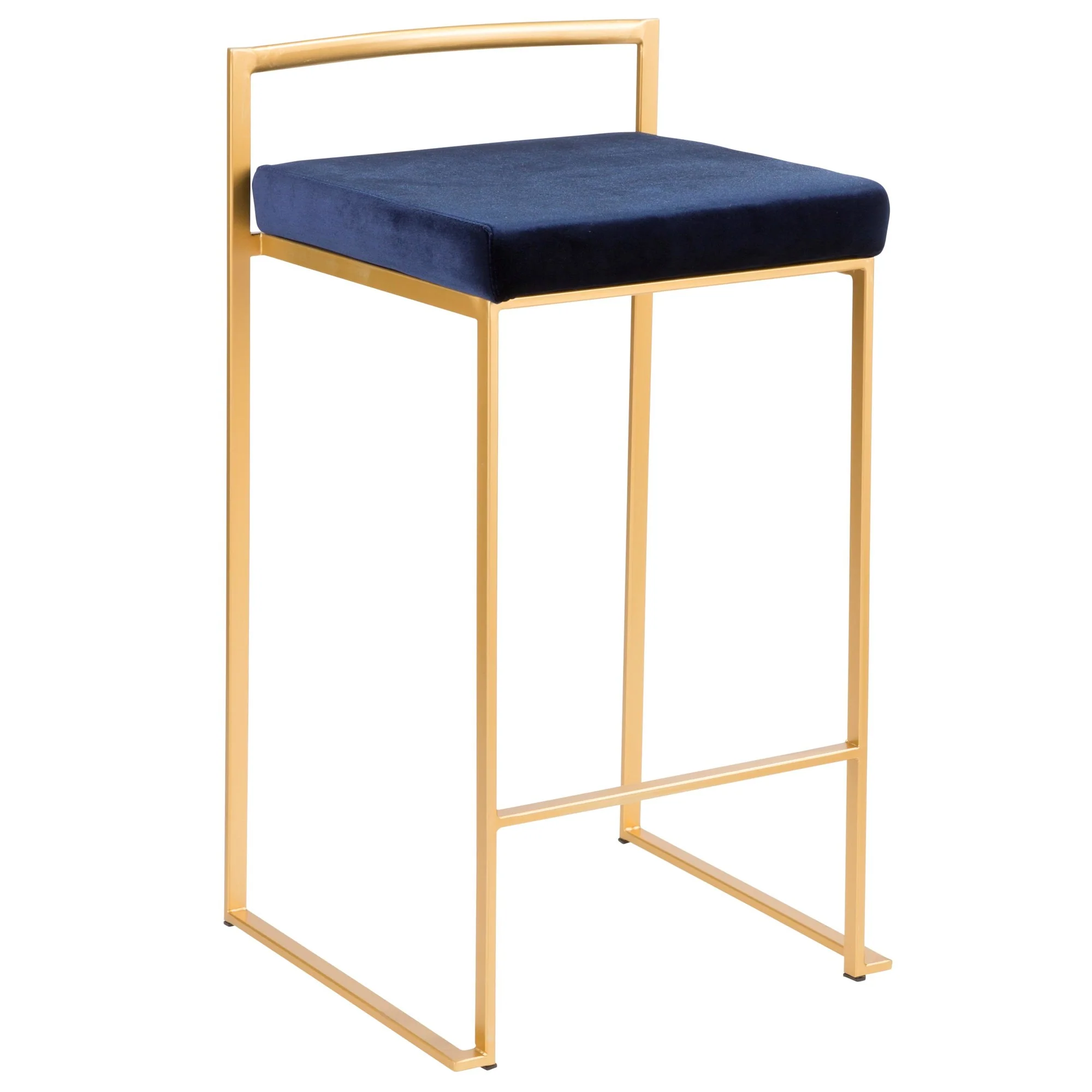 Fuji Stacker 26" Fixed-Height Counter Stool - Set of 3 By LumiSource - B26-FUJIV AUBK3 - Image 15