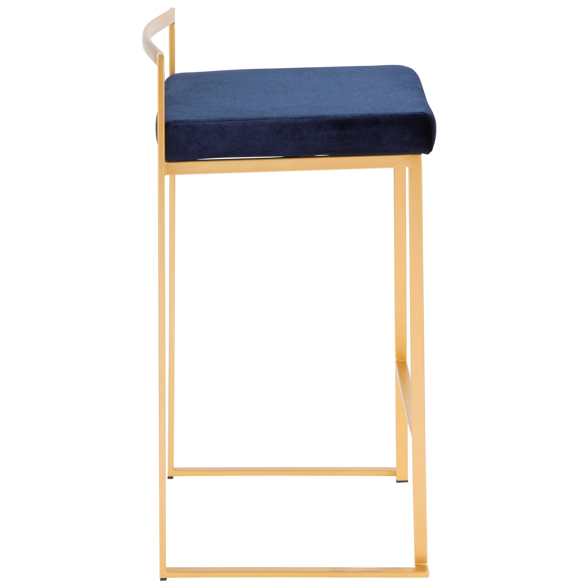 Fuji Stacker 26" Fixed-Height Counter Stool - Set of 3 By LumiSource - B26-FUJIV AUBK3 - Image 16