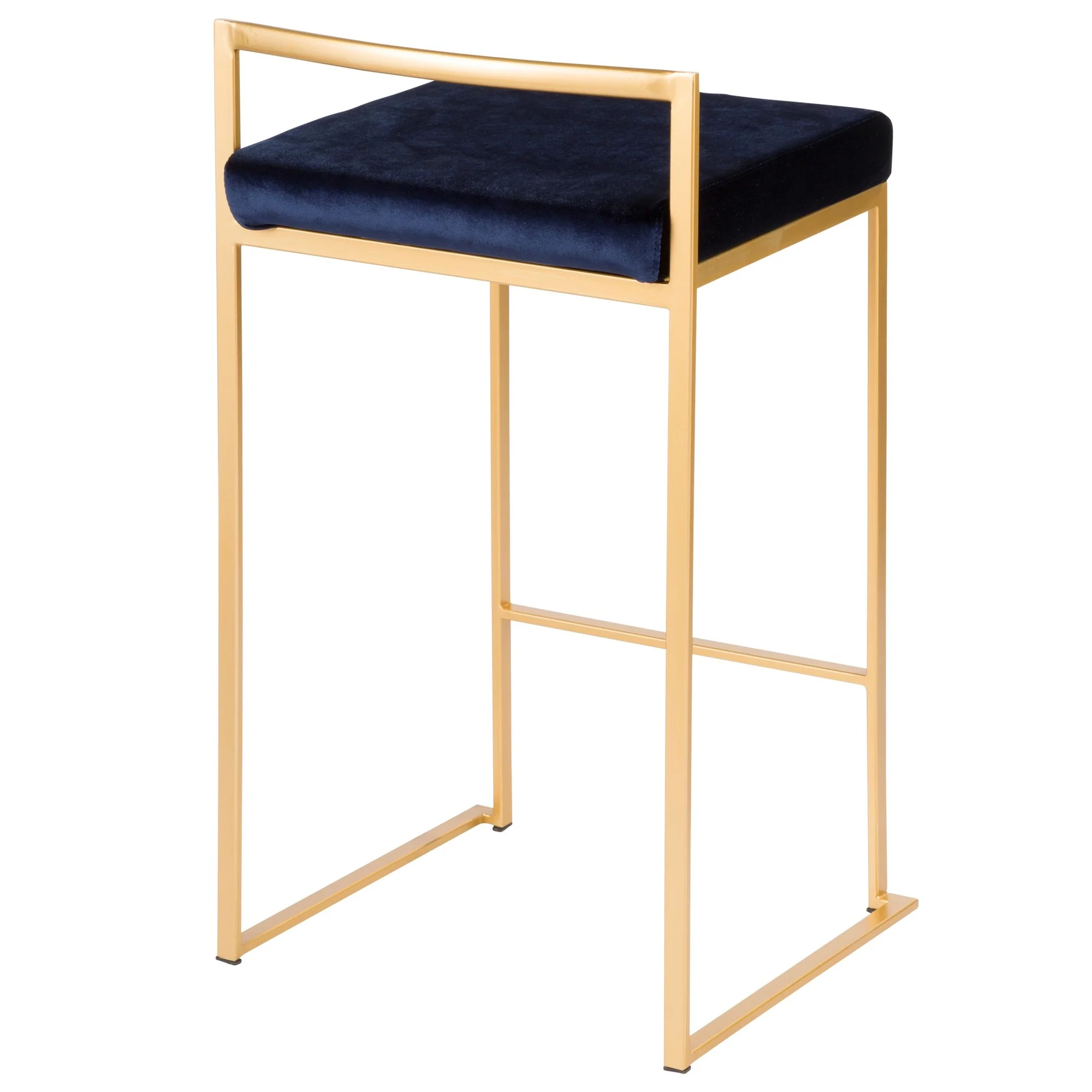 Fuji Stacker 26" Fixed-Height Counter Stool - Set of 3 By LumiSource - B26-FUJIV AUBK3 - Image 17