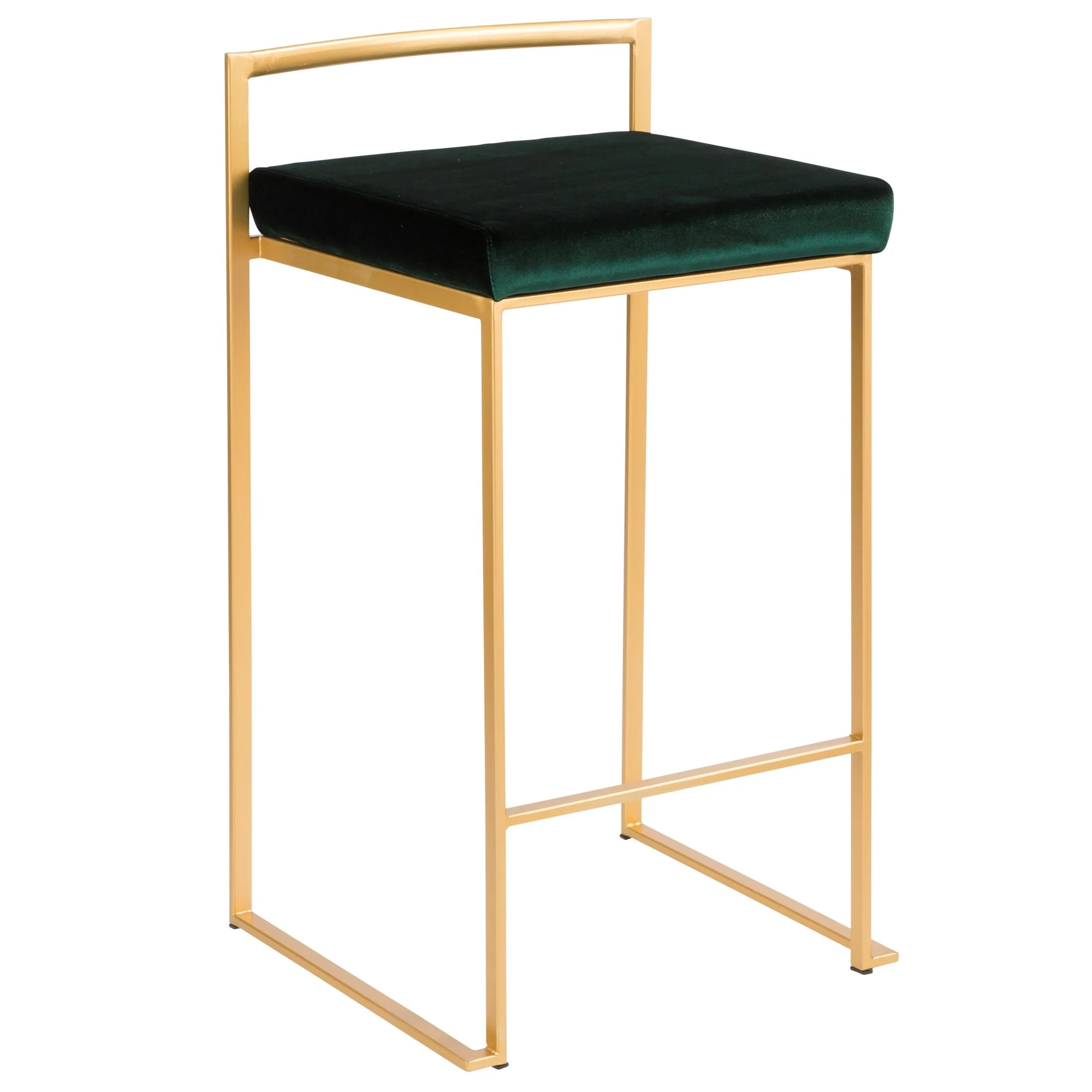 Fuji Stacker 26" Fixed-Height Counter Stool - Set of 3 By LumiSource - B26-FUJIV AUBK3 - Image 24