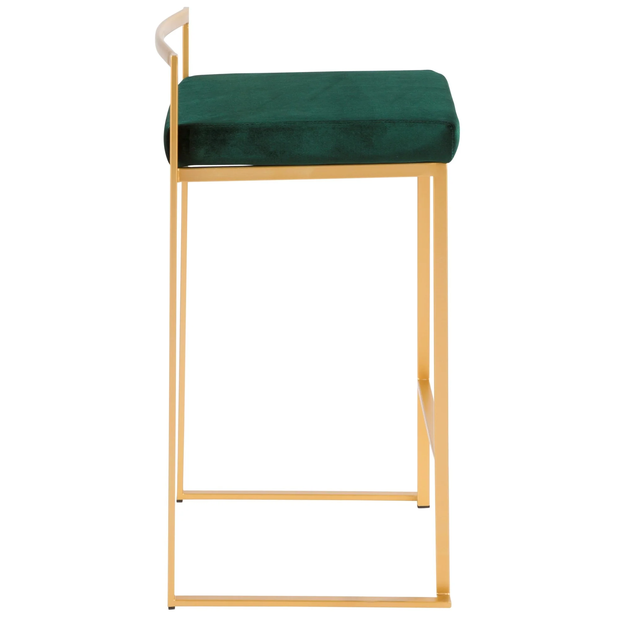 Fuji Stacker 26" Fixed-Height Counter Stool - Set of 3 By LumiSource - B26-FUJIV AUBK3 - Image 25