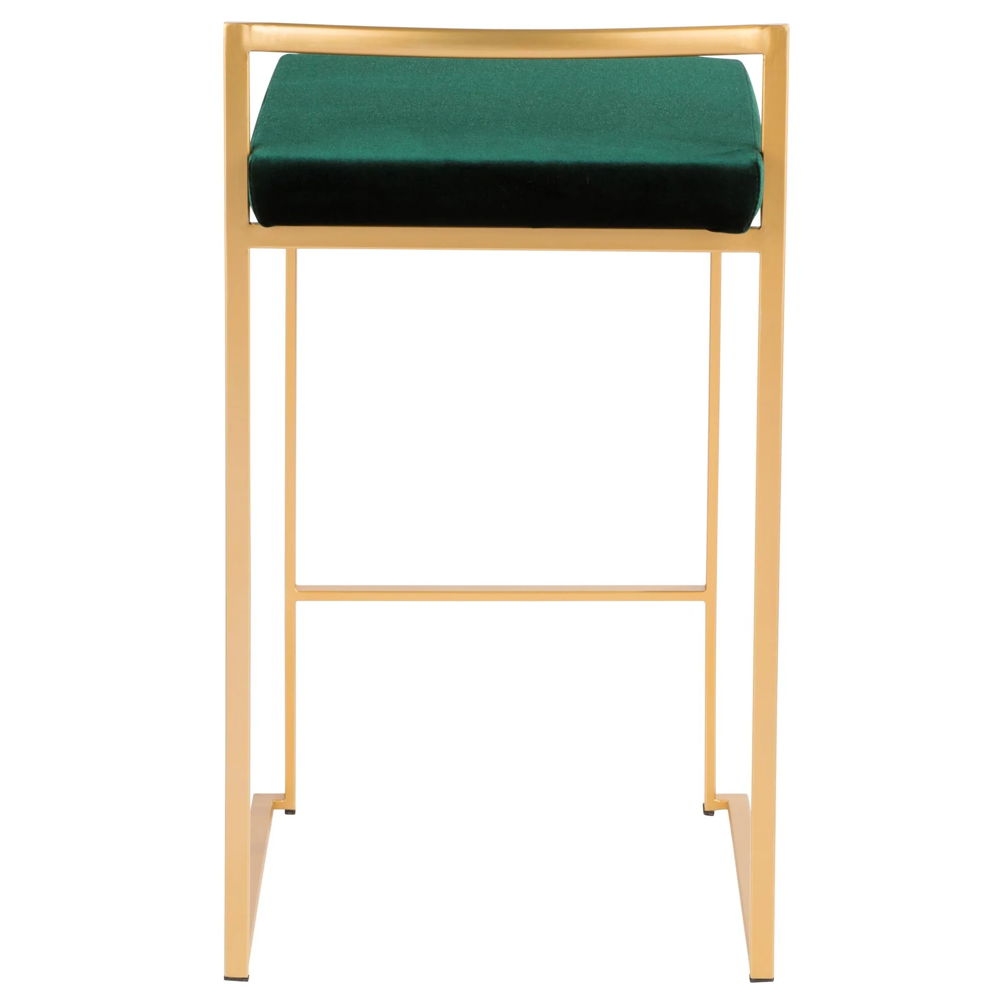 Fuji Stacker 26" Fixed-Height Counter Stool - Set of 3 By LumiSource - B26-FUJIV AUBK3 - Image 28