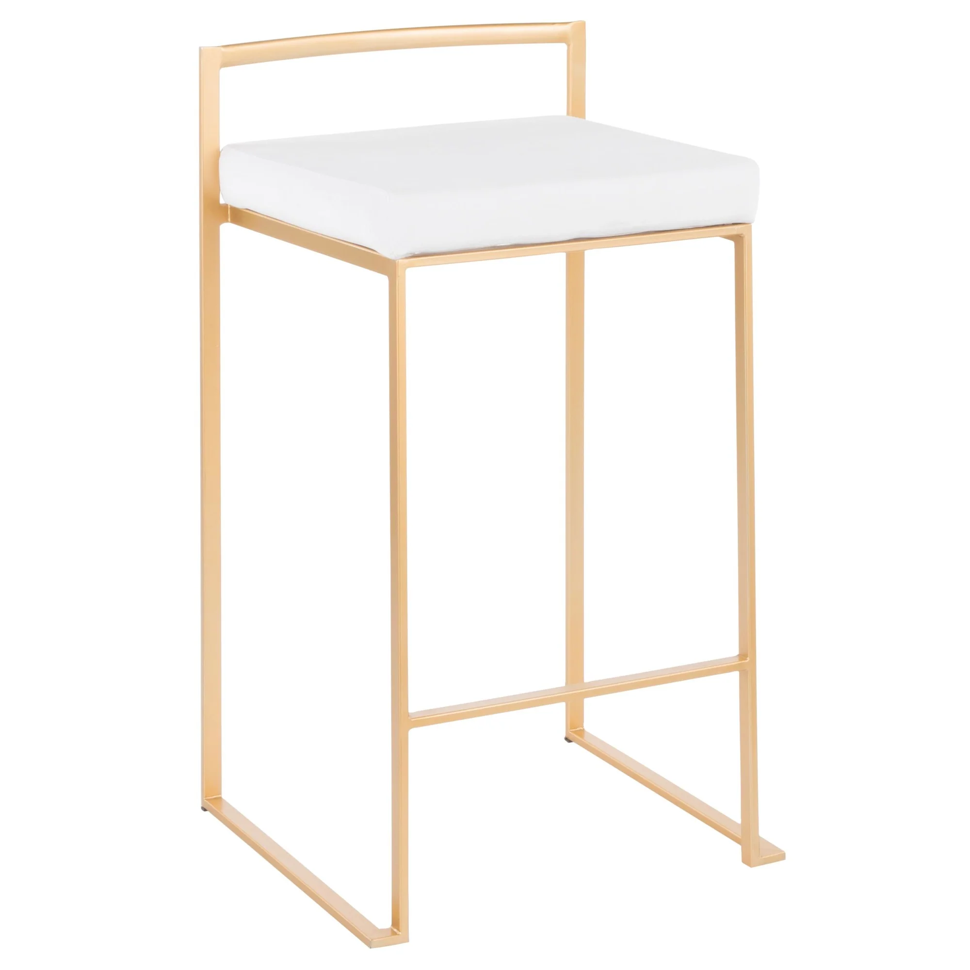 Fuji Stacker 26" Fixed-Height Counter Stool - Set of 3 By LumiSource - B26-FUJIV AUBK3 - Image 32