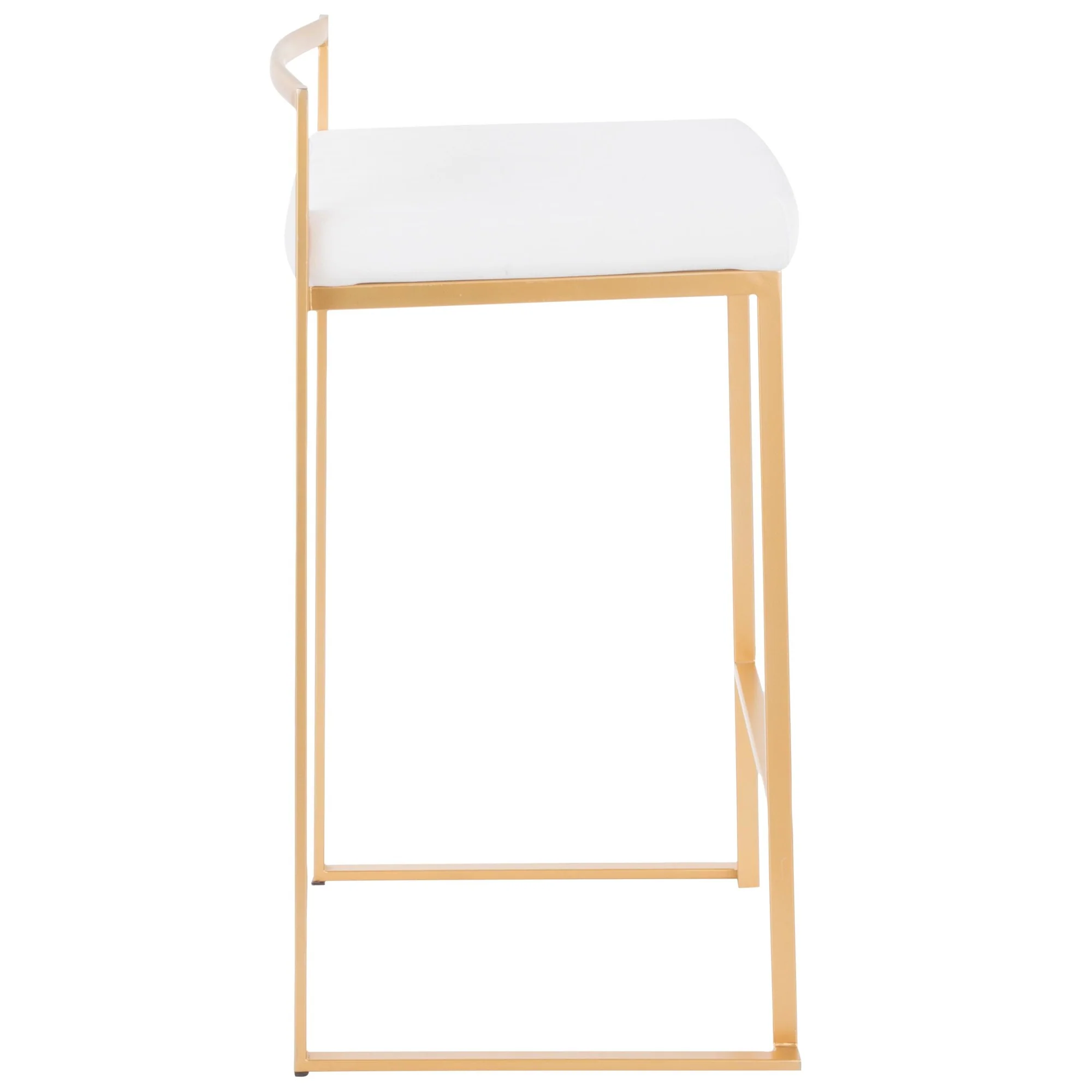 Fuji Stacker 26" Fixed-Height Counter Stool - Set of 3 By LumiSource - B26-FUJIV AUBK3 - Image 33