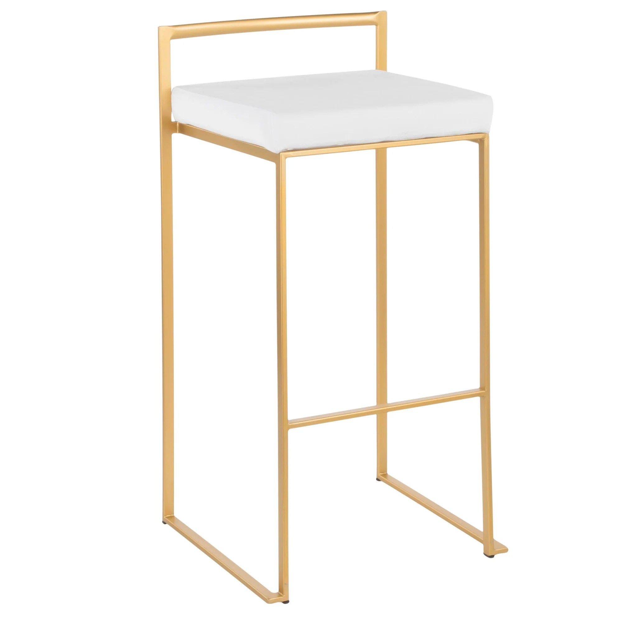 Fuji Stacker 30" Fixed-Height Barstool - Set of 3 By LumiSource - B30-FUJIV AUBK3 - Image 21
