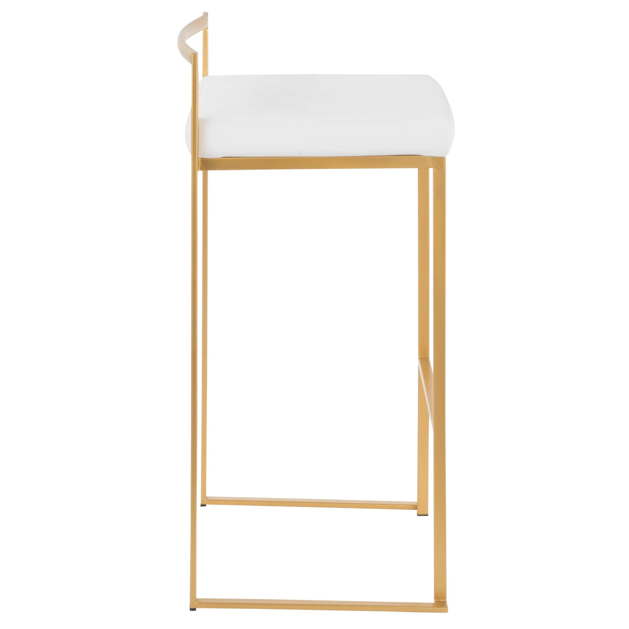 Fuji Stacker 30" Fixed-Height Barstool - Set of 3 By LumiSource - B30-FUJIV AUBK3 - Image 22
